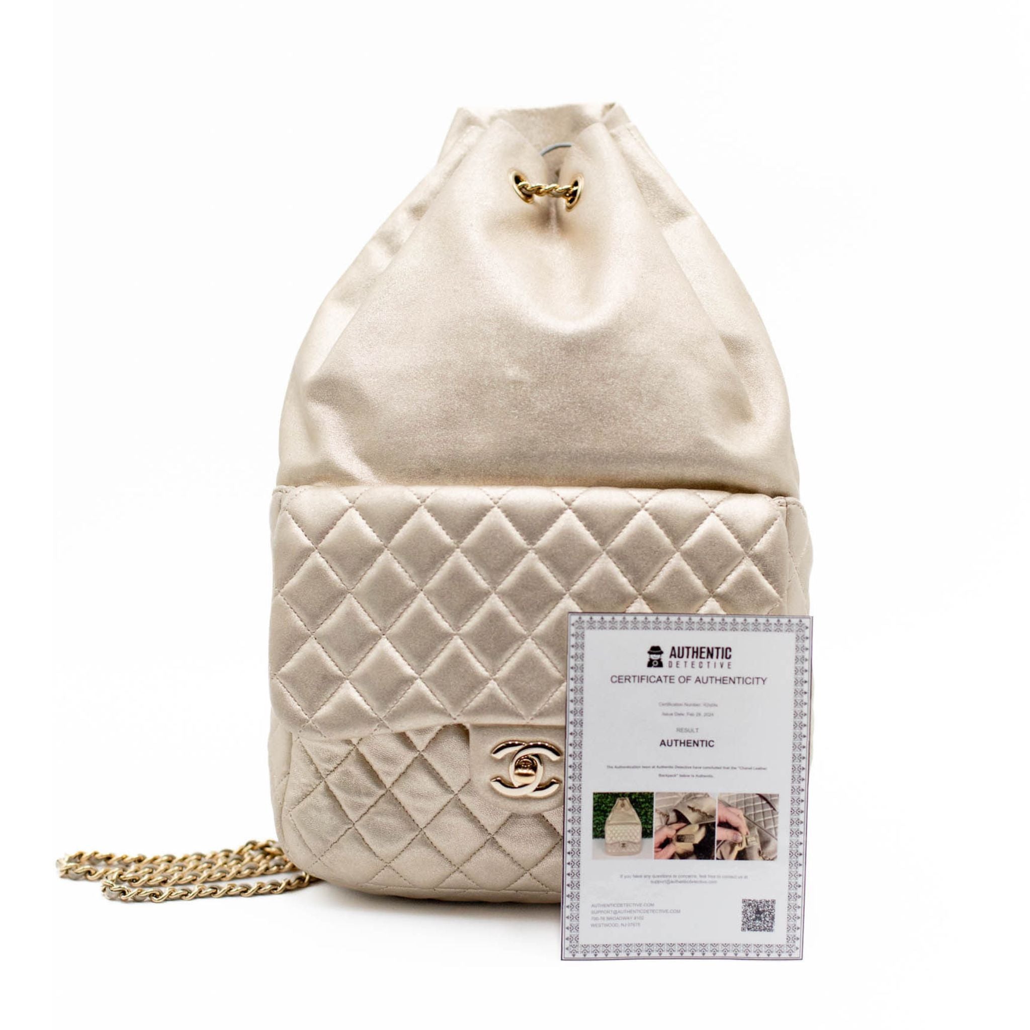 Chanel Seoul Gold Lambskin Backpack - SOLD