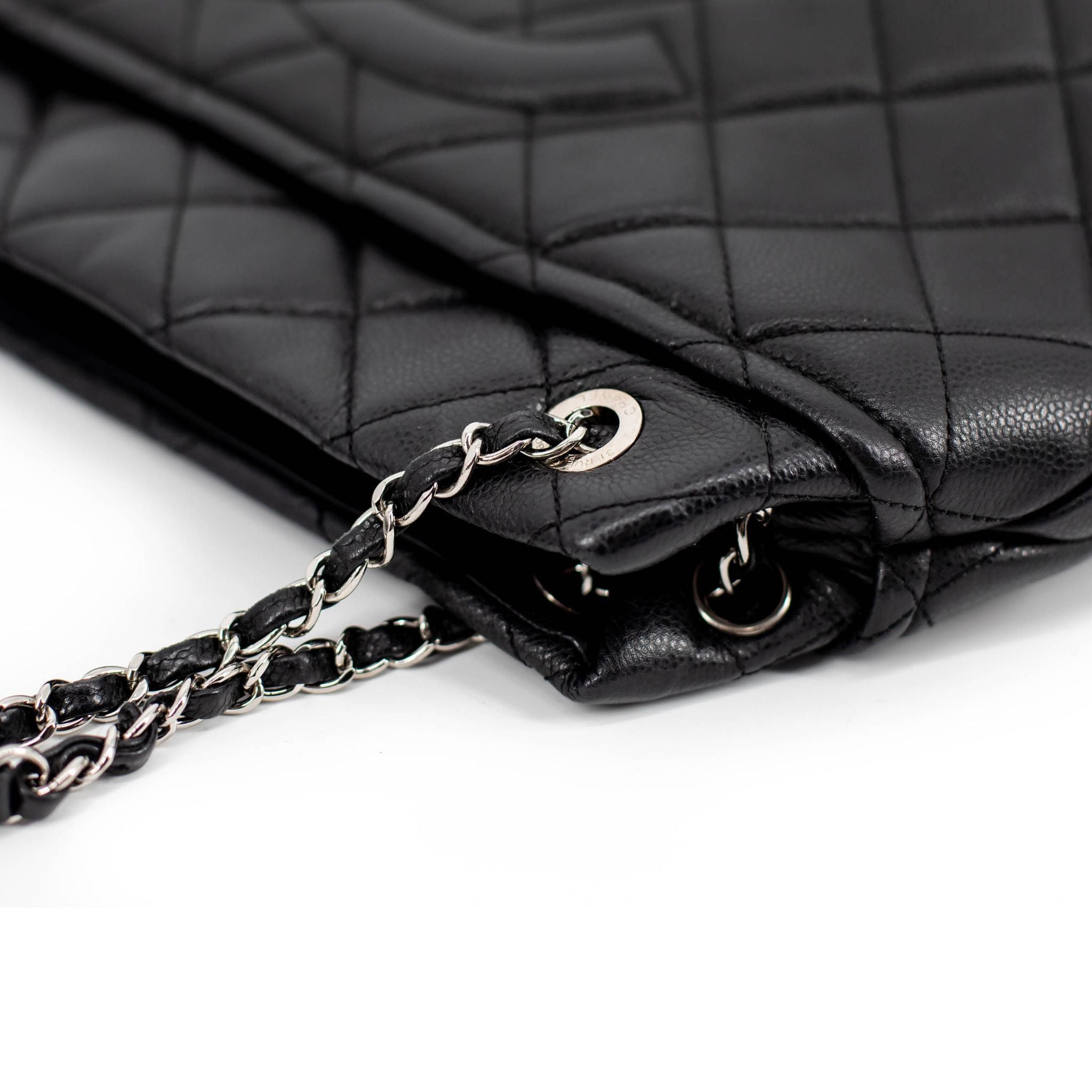 Chanel Timeless Soft Quilted Caviar Shopping Tote - Black - SOLD