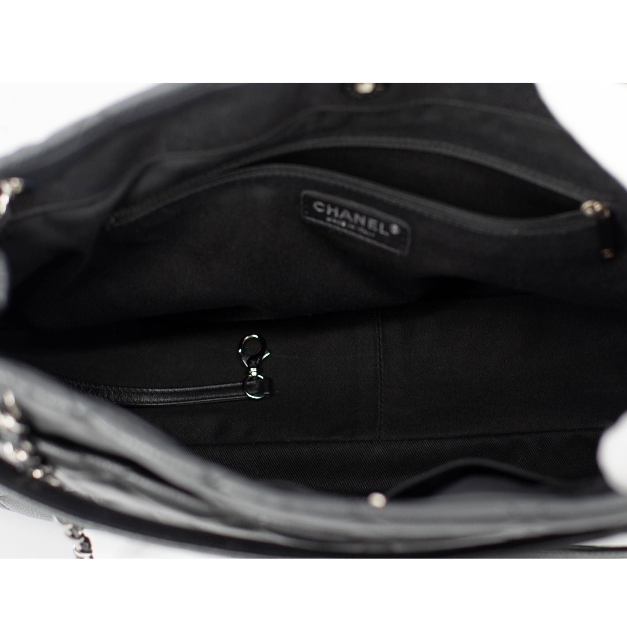 Chanel Timeless Soft Quilted Caviar Shopping Tote - Black - SOLD