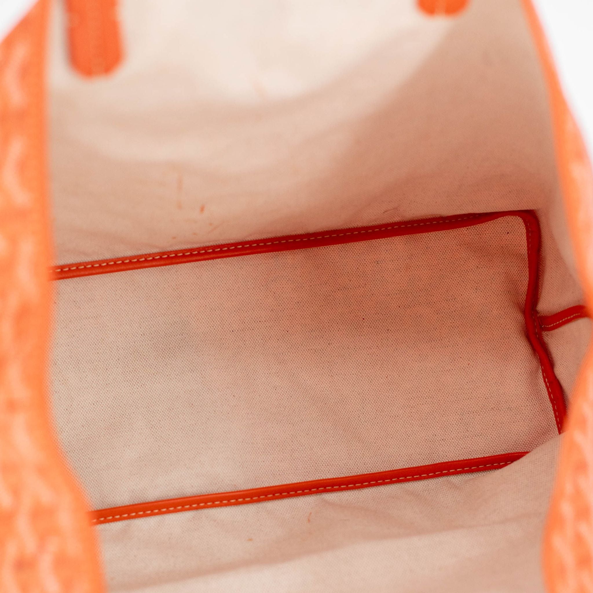 Goyard St. Louis PM Tote Handbag w/ pouch - Orange - SOLD