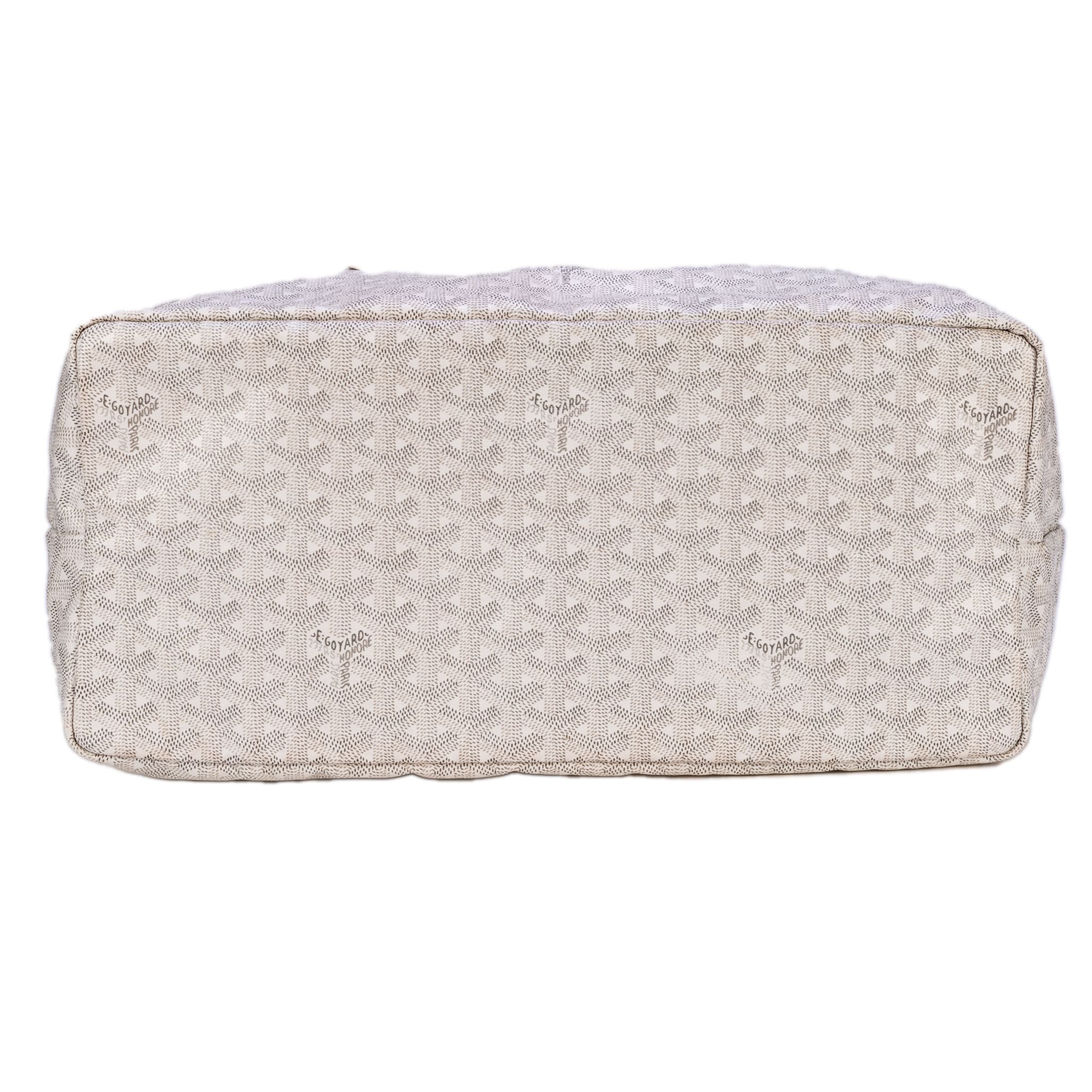 Goyard St. Louis GM Tote Handbag with pouch - White - SOLD