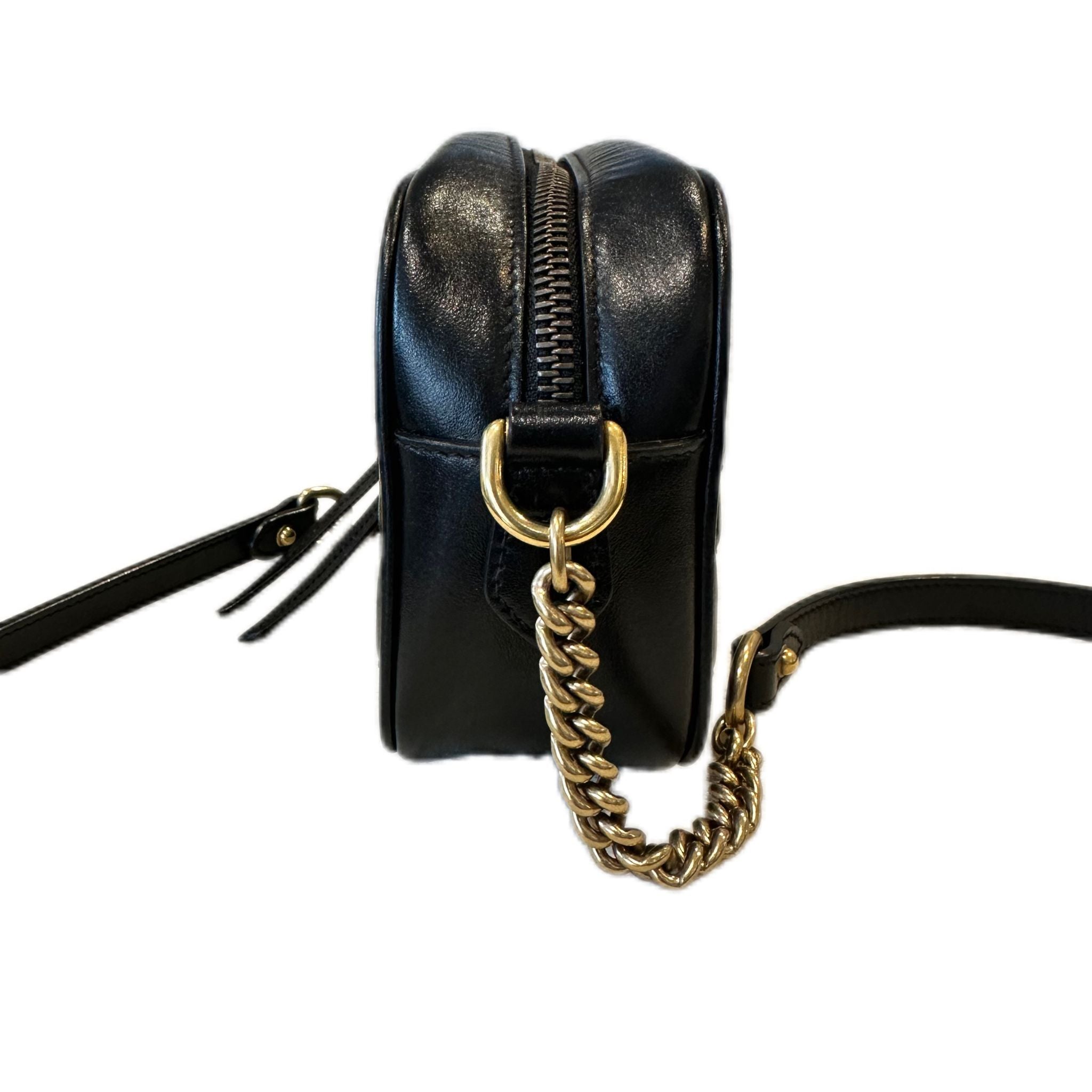 Gucci GG Marmont Matelasse Shoulder Bag - Black - SOLD