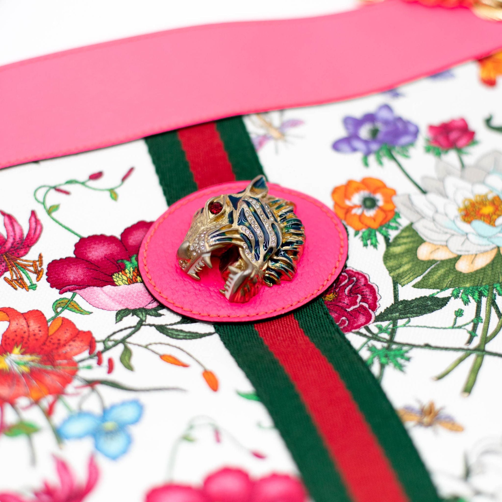 Gucci Pink Floral Rajah Tote - Large - SOLD