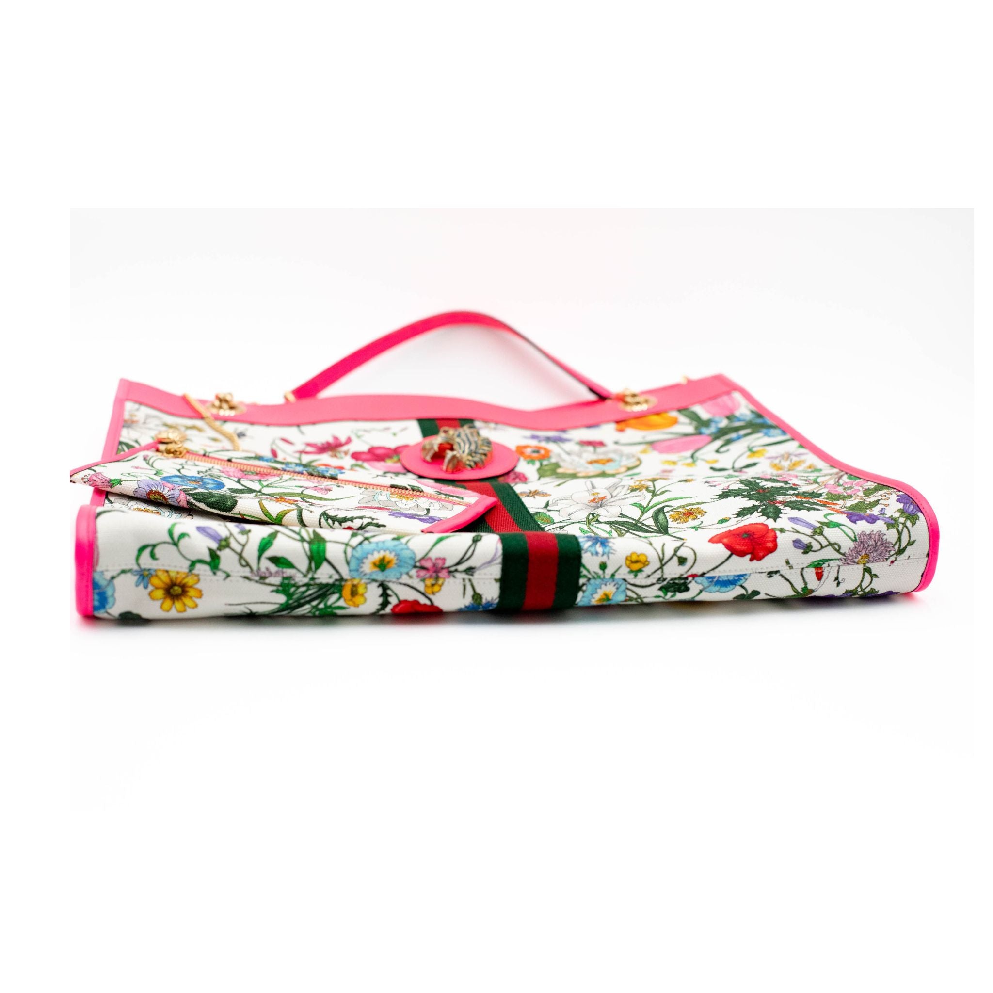 Gucci Pink Floral Rajah Tote - Large - SOLD