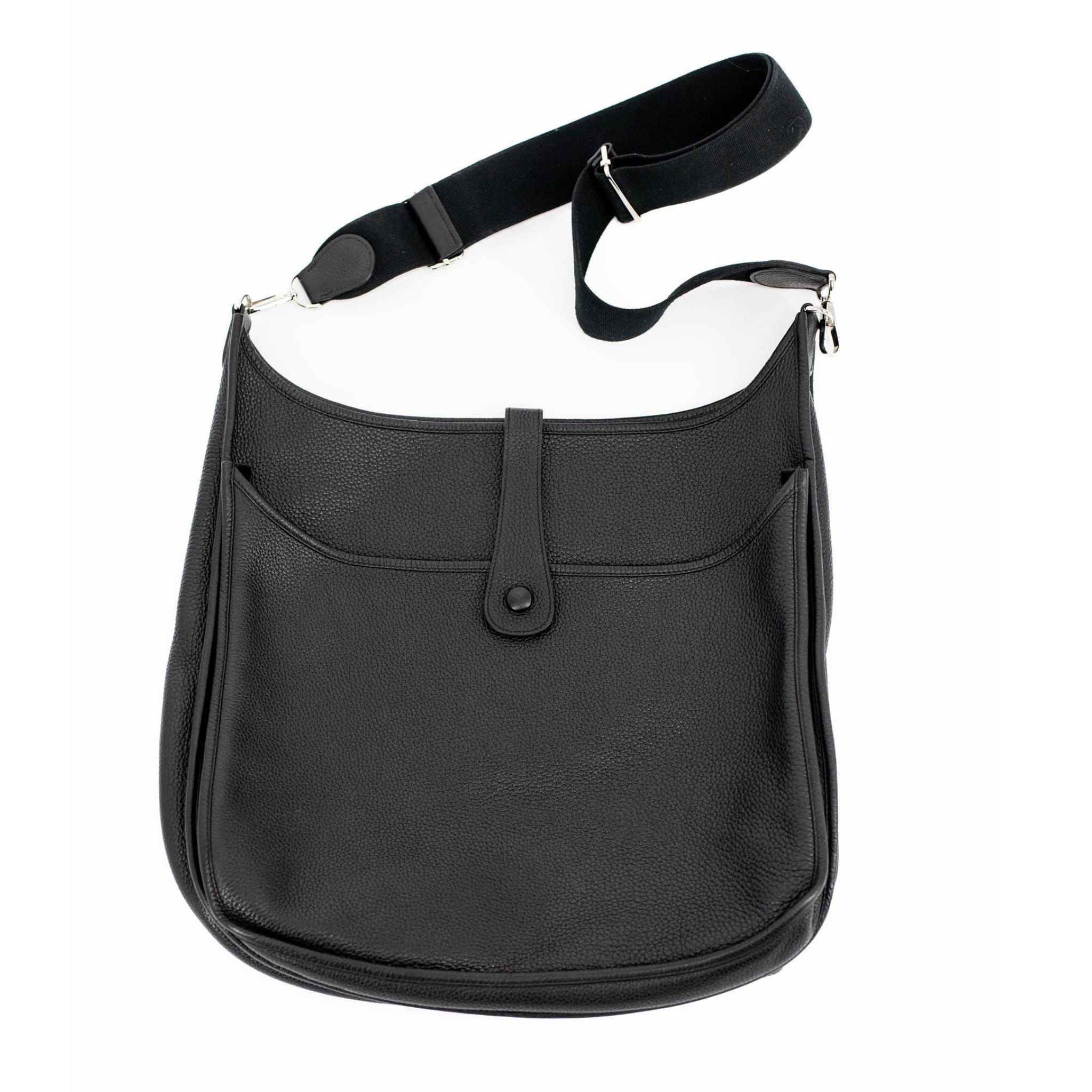 Hermes Taurillon Clemence Evelyne TGM - Black - SOLD