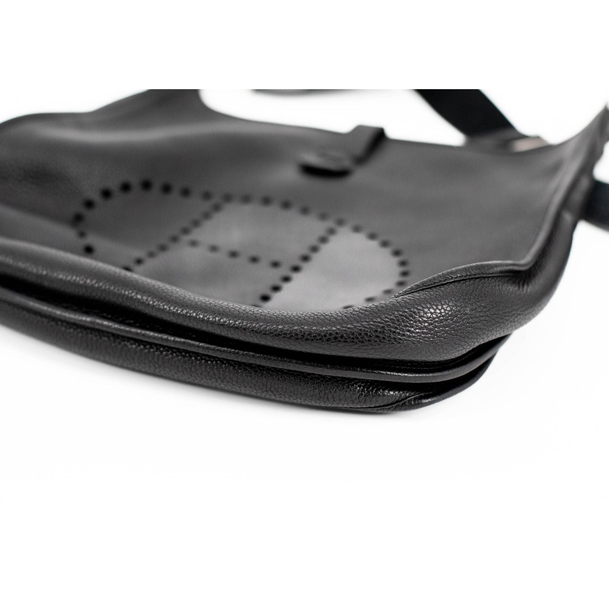 Hermes Taurillon Clemence Evelyne TGM - Black - SOLD