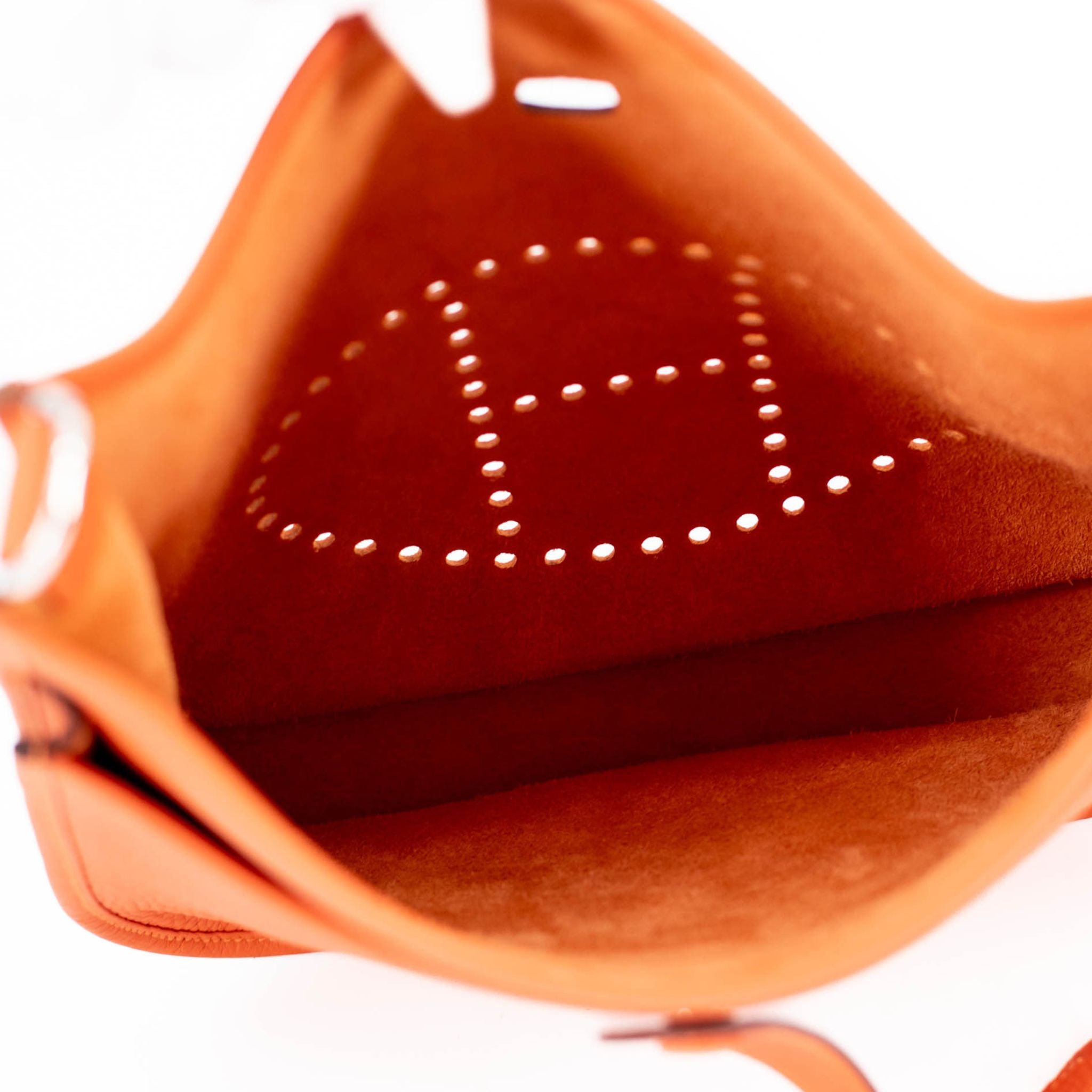 Hermes Taurillon Clemence Evelyne GM - Orange - SOLD