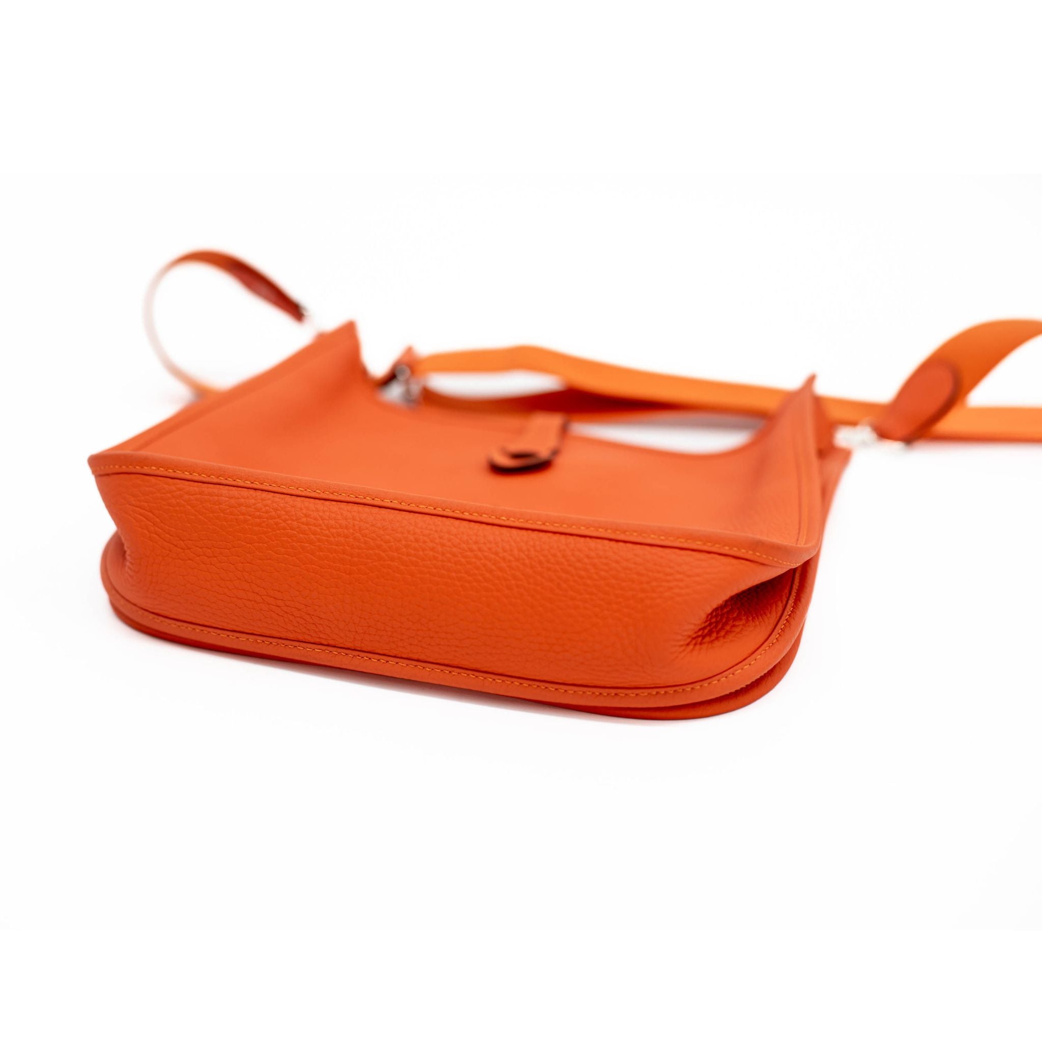Hermes Taurillon Clemence Evelyne GM - Orange - SOLD