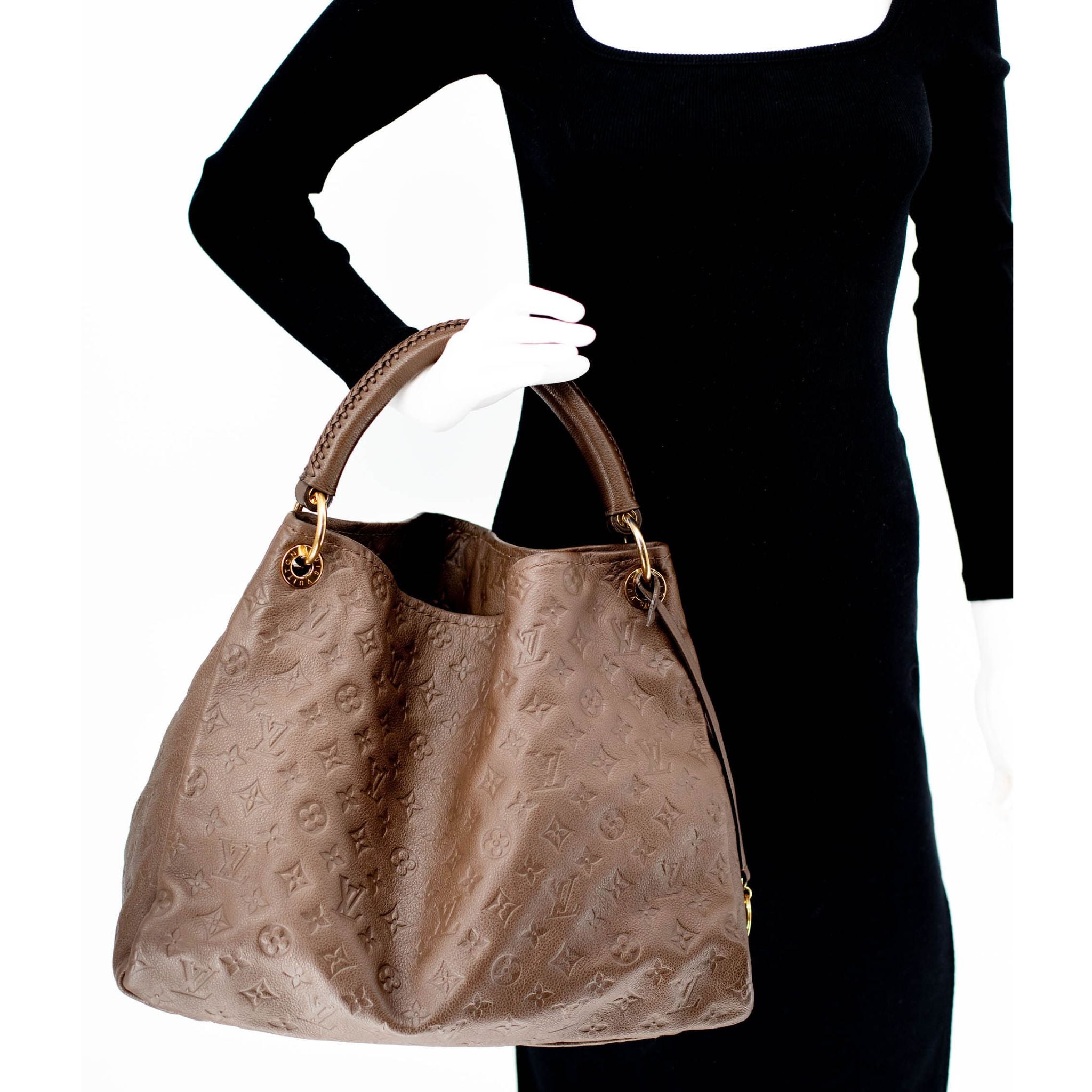 Louis Vuitton Artsy MM Monogram Empreinte Leather - Taupe - SOLD