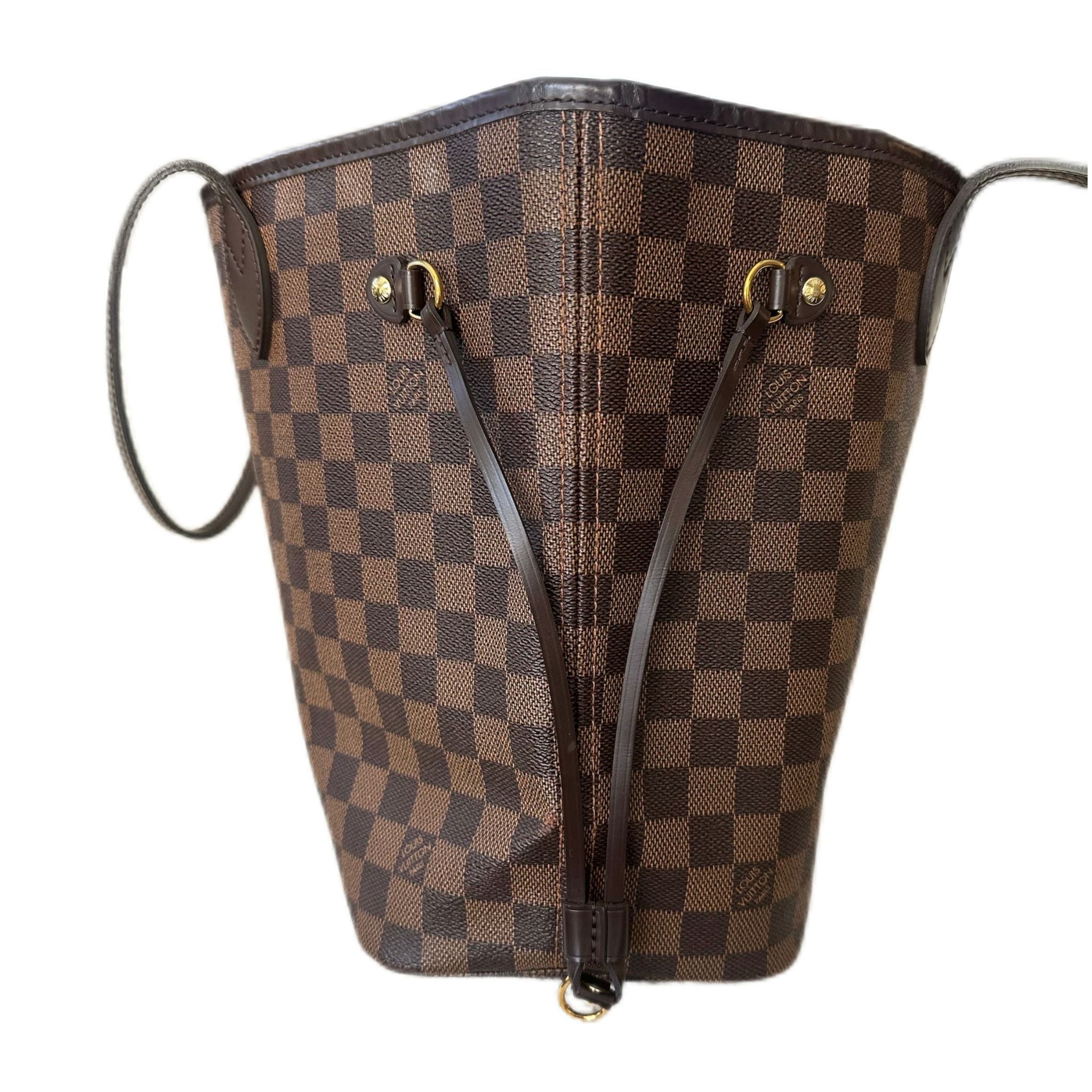 Louis Vuitton Damier Ebene Neverfull MM w/ Pouch - Rose interior