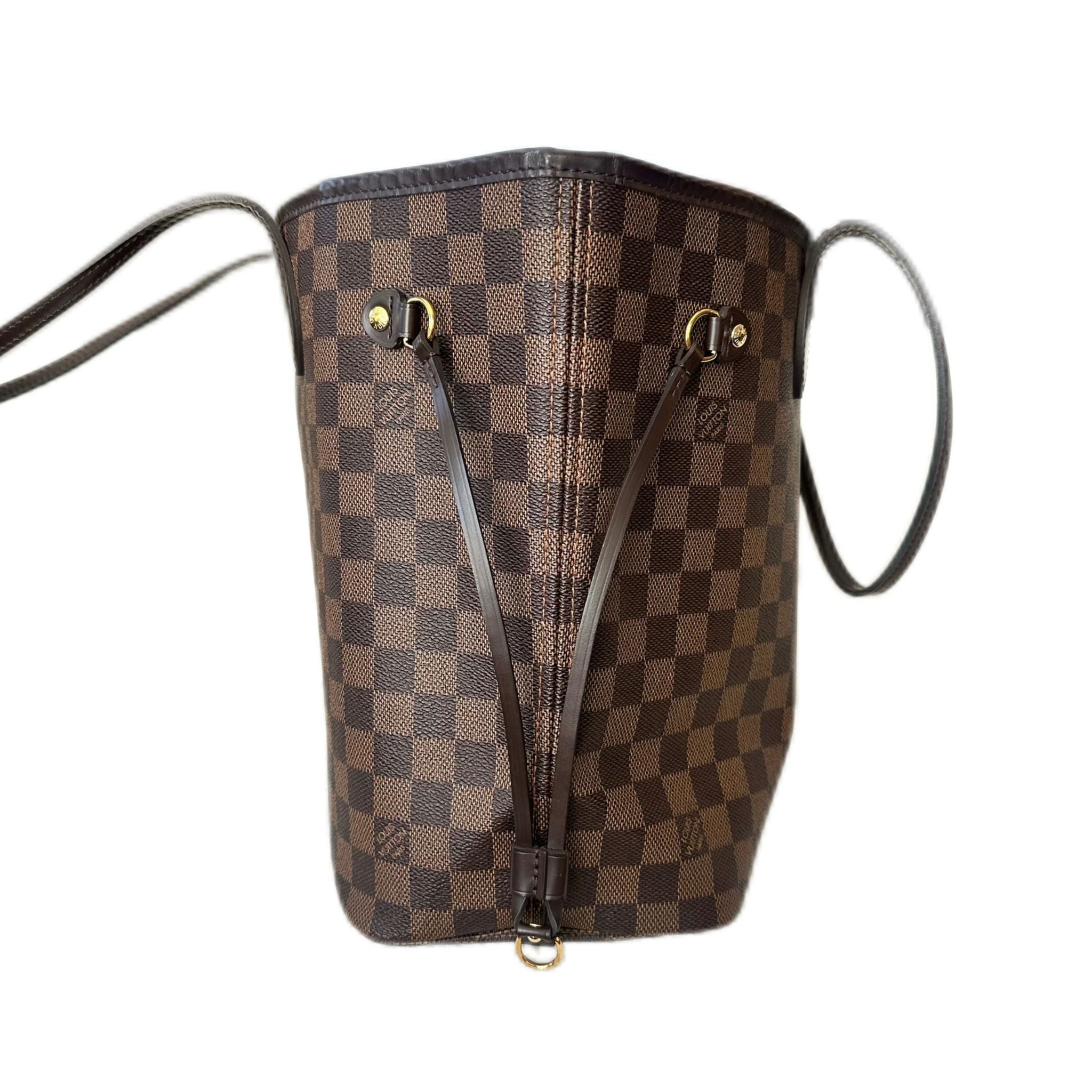 Louis Vuitton Damier Ebene Neverfull MM w/ Pouch - Rose interior