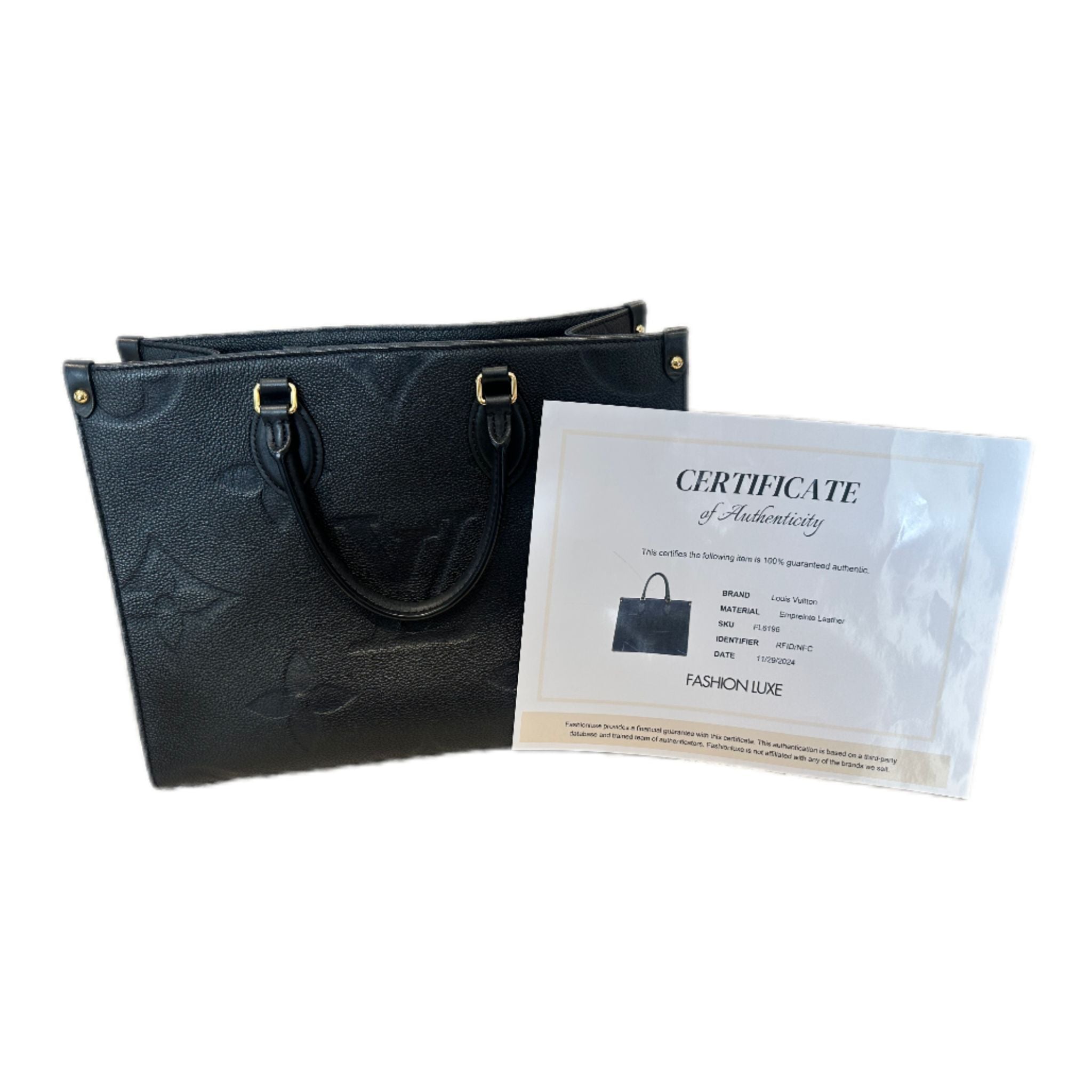 Louis Vuitton Empreinte "On the Go" MM - Black - SOLD