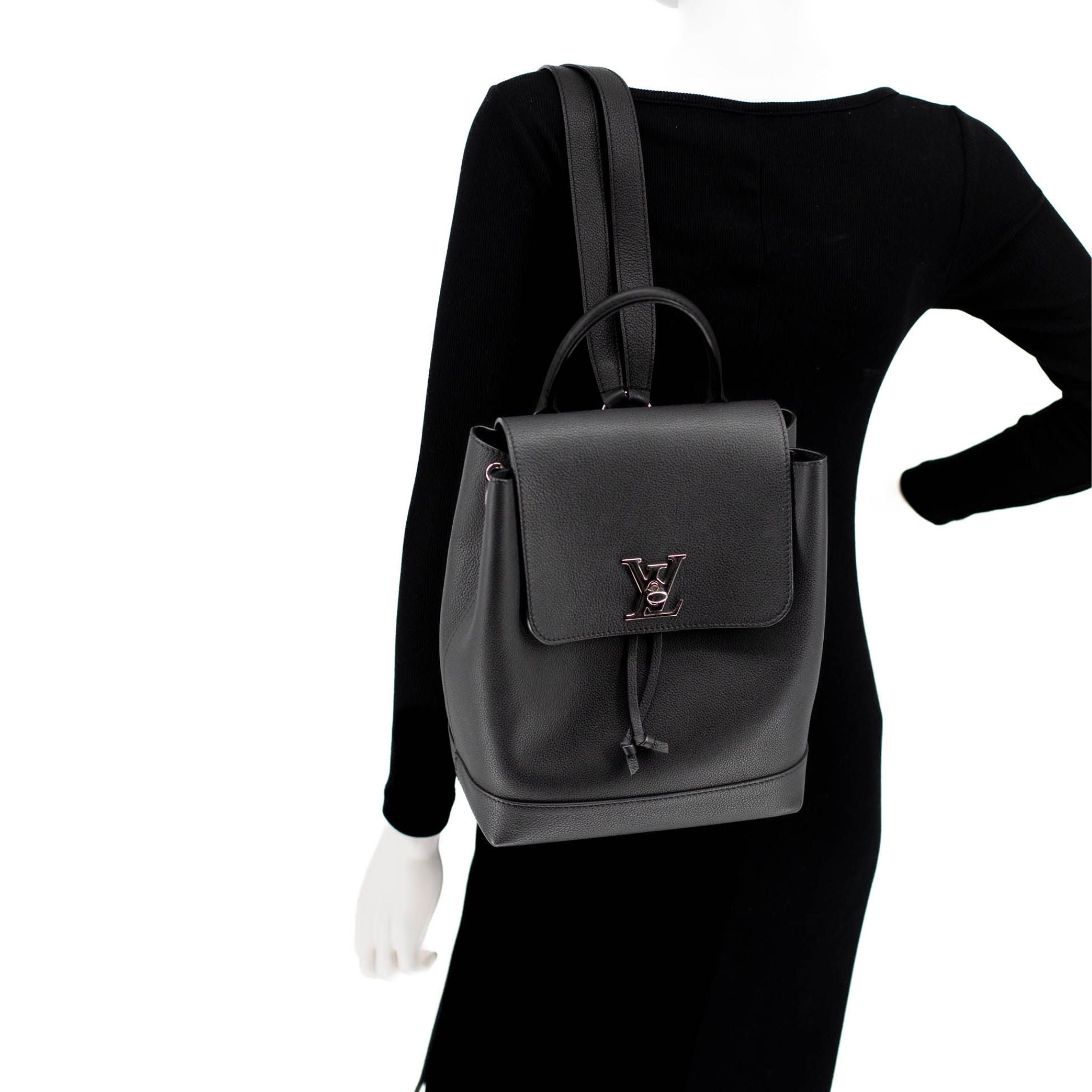 Louis Vuitton - LockMe Backpack - Black Leather - SOLD