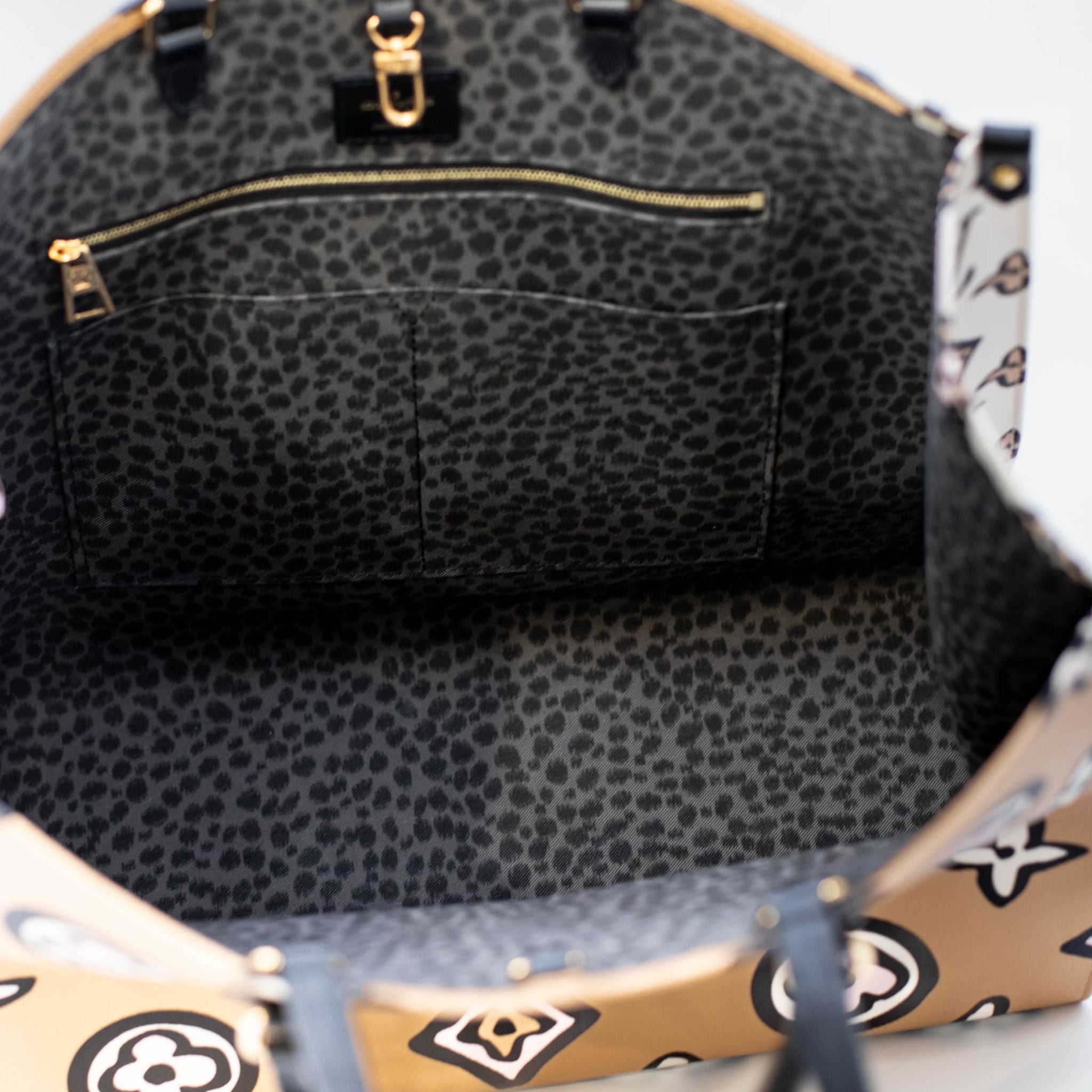 Louis Vuitton On The Go Wild At Heart GM Monogram Canvas Tote Bag - SOLD