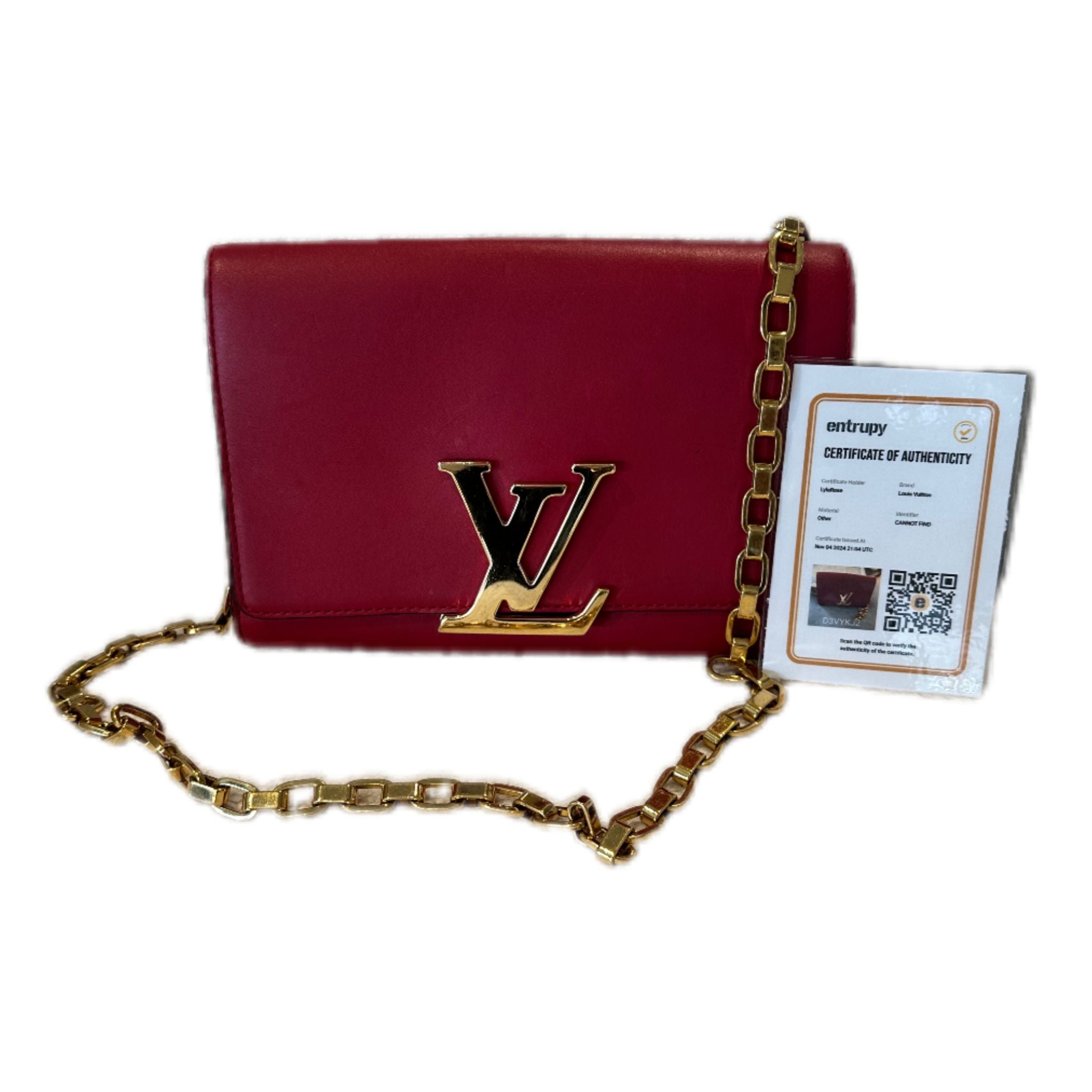 Louis Vuitton Pochette Louise - Red - SOLD