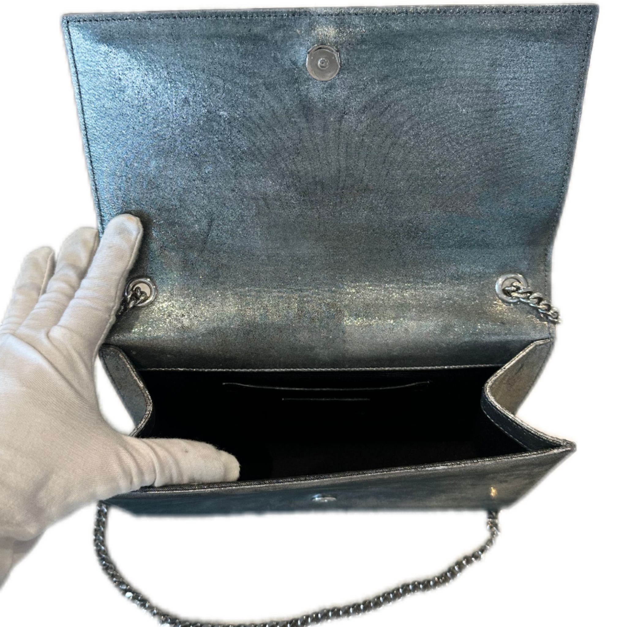 Saint Laurent Metallic Leather Kate Chain Bag - Medium - SOLD