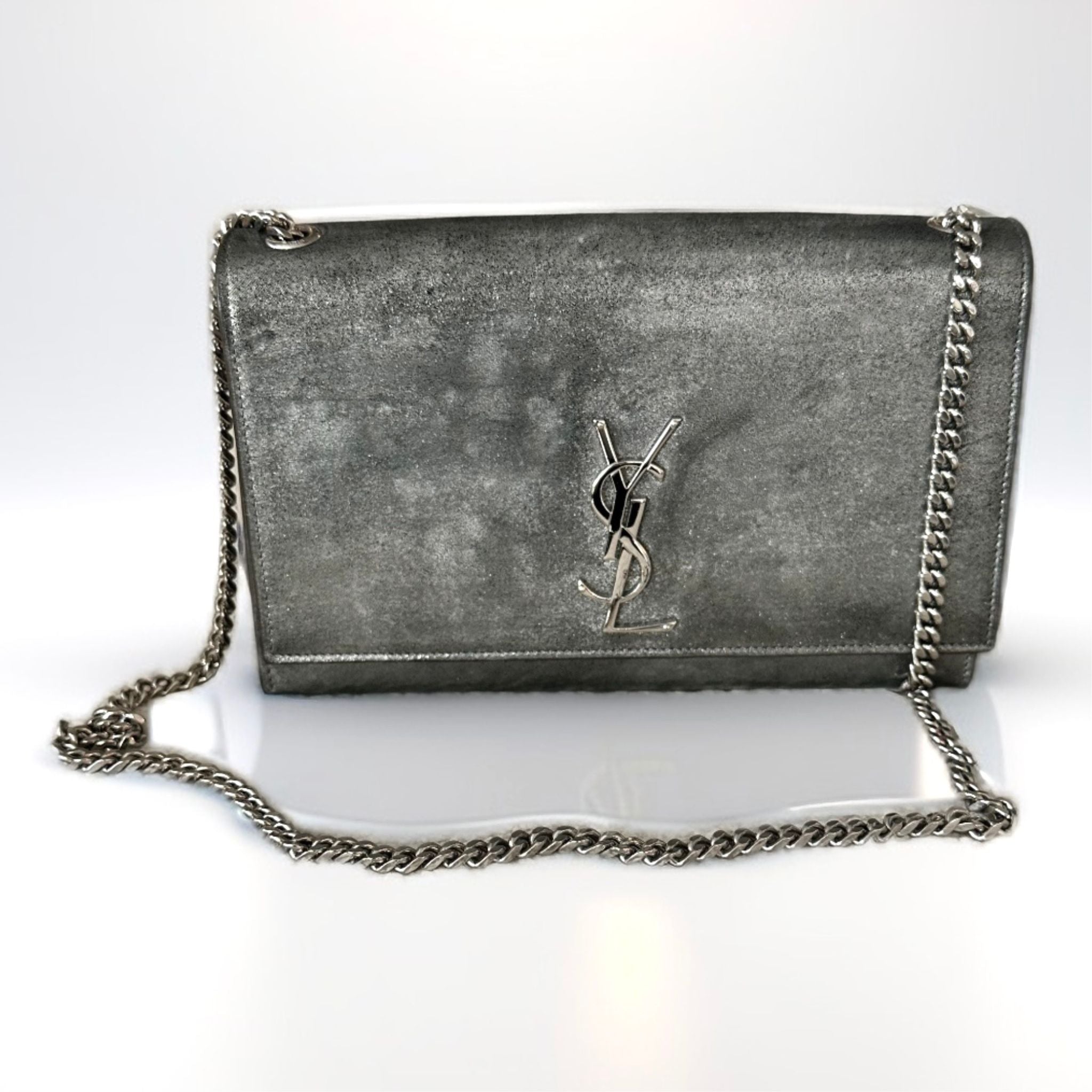 Saint Laurent Metallic Leather Kate Chain Bag - Medium - SOLD
