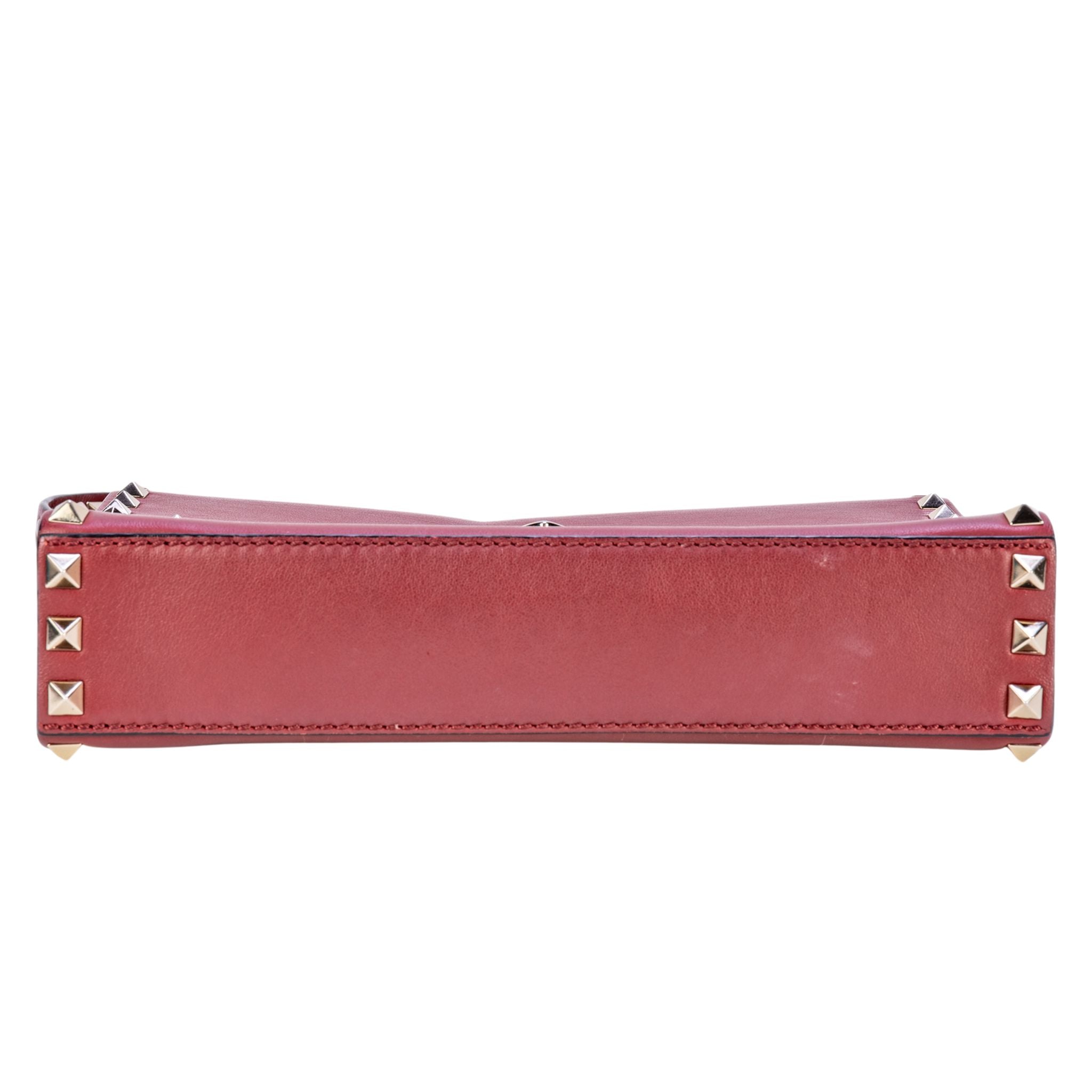 Valentino Garavani Rockstud Crossbody - Dark Red
