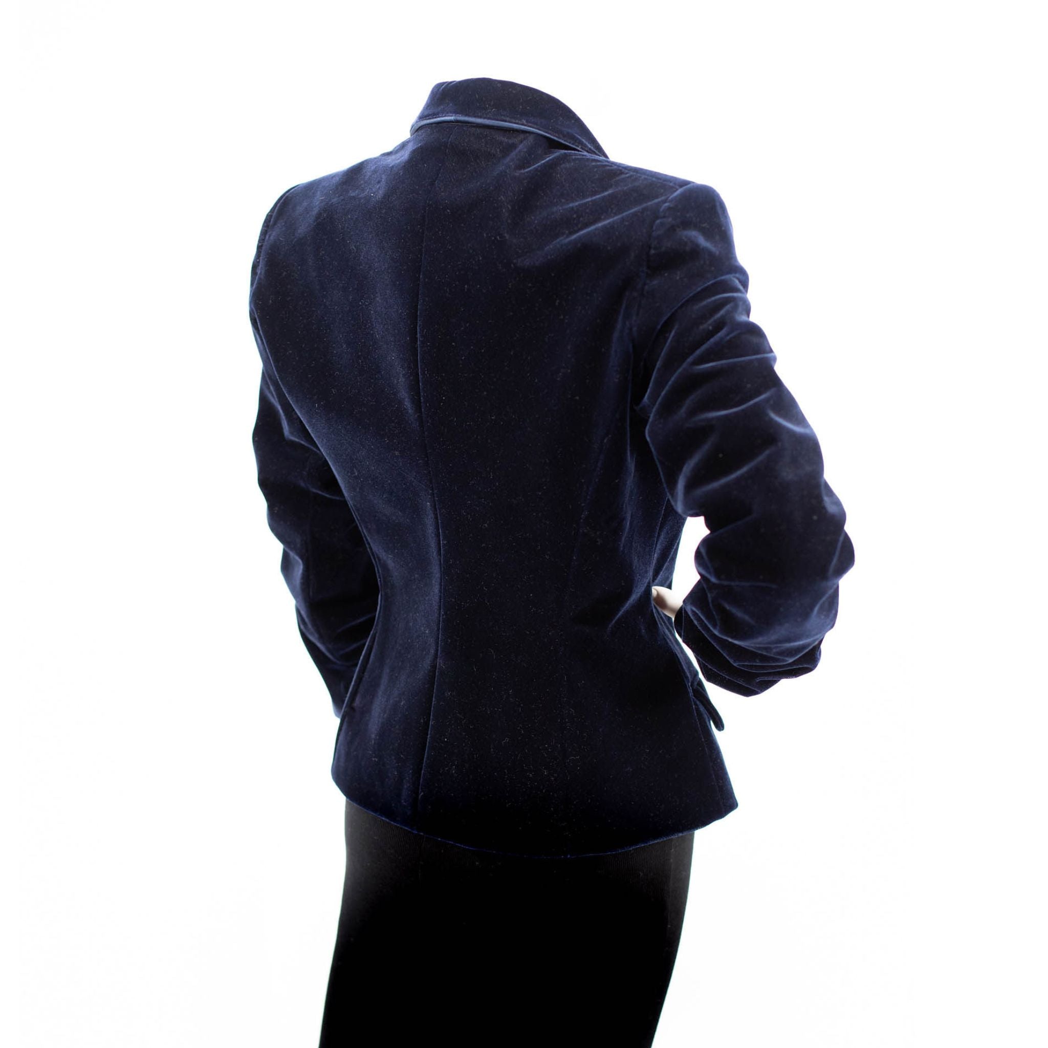 YSL Blue Velvet Tuxedo Jacket - Runway - Fall 2002 - SOLD