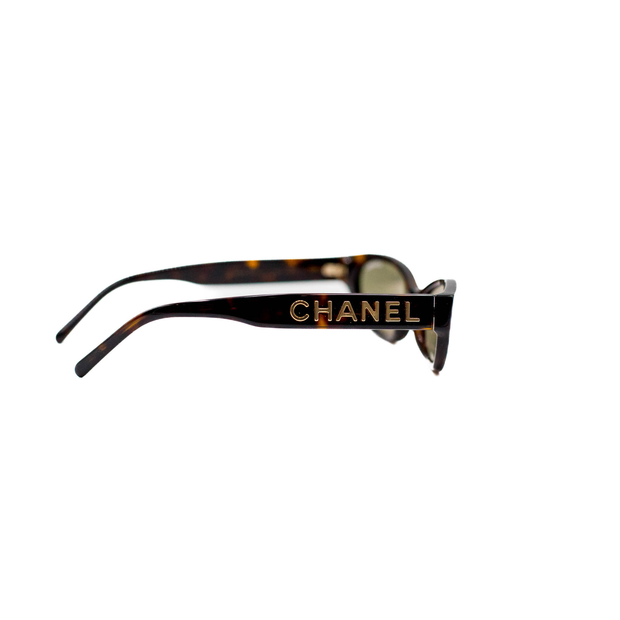 Chanel Rectangle Sunglasses - Tortoise - SOLD