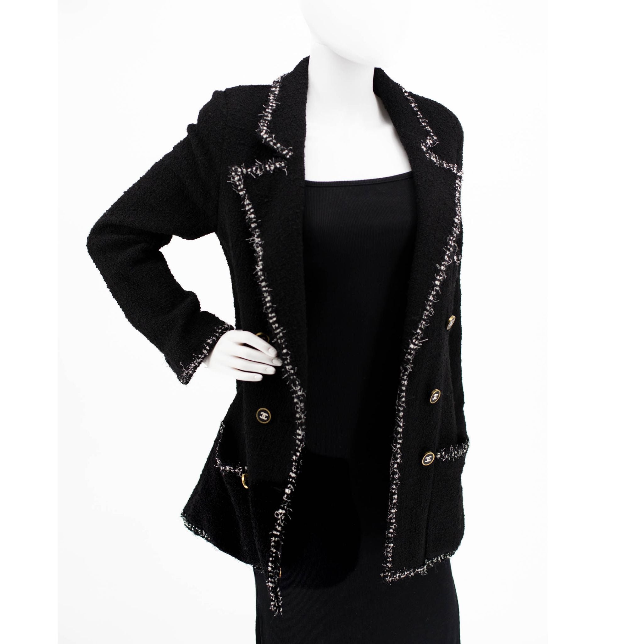 Chanel CC Double Breasted Bouclé Jacket - 1994 Fall Collection - SOLD OUT