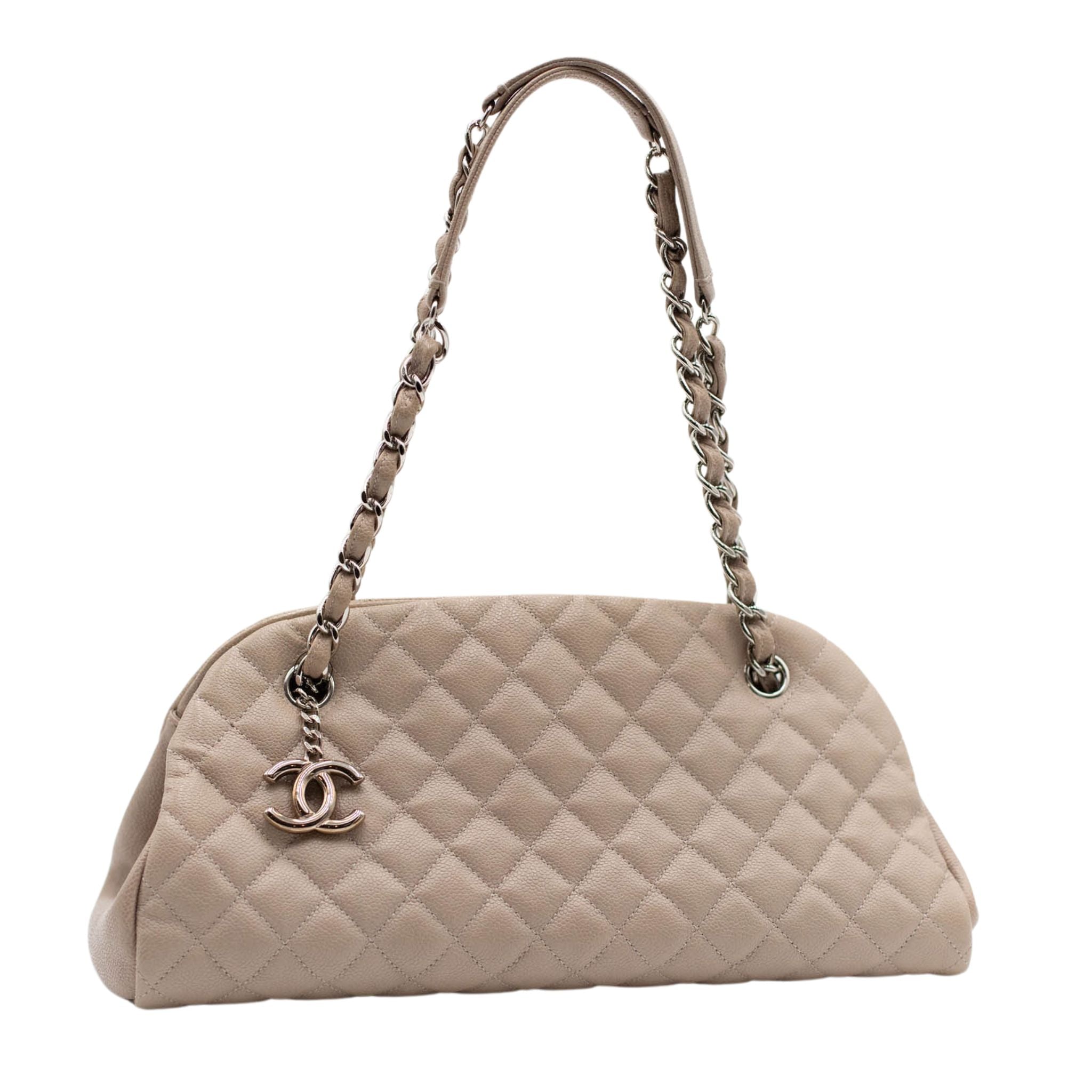 Chanel Mademoiselle Caviar Leather Bowler Bag