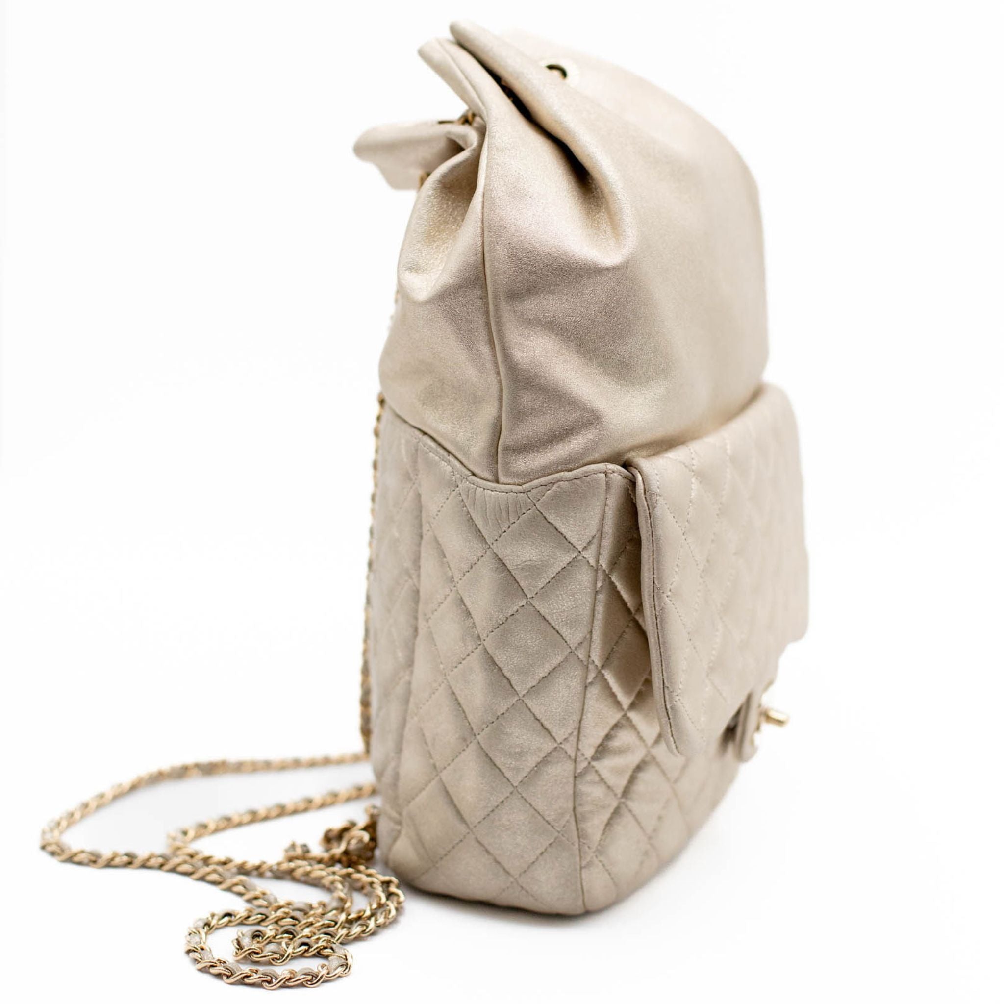 Chanel Seoul Gold Lambskin Backpack