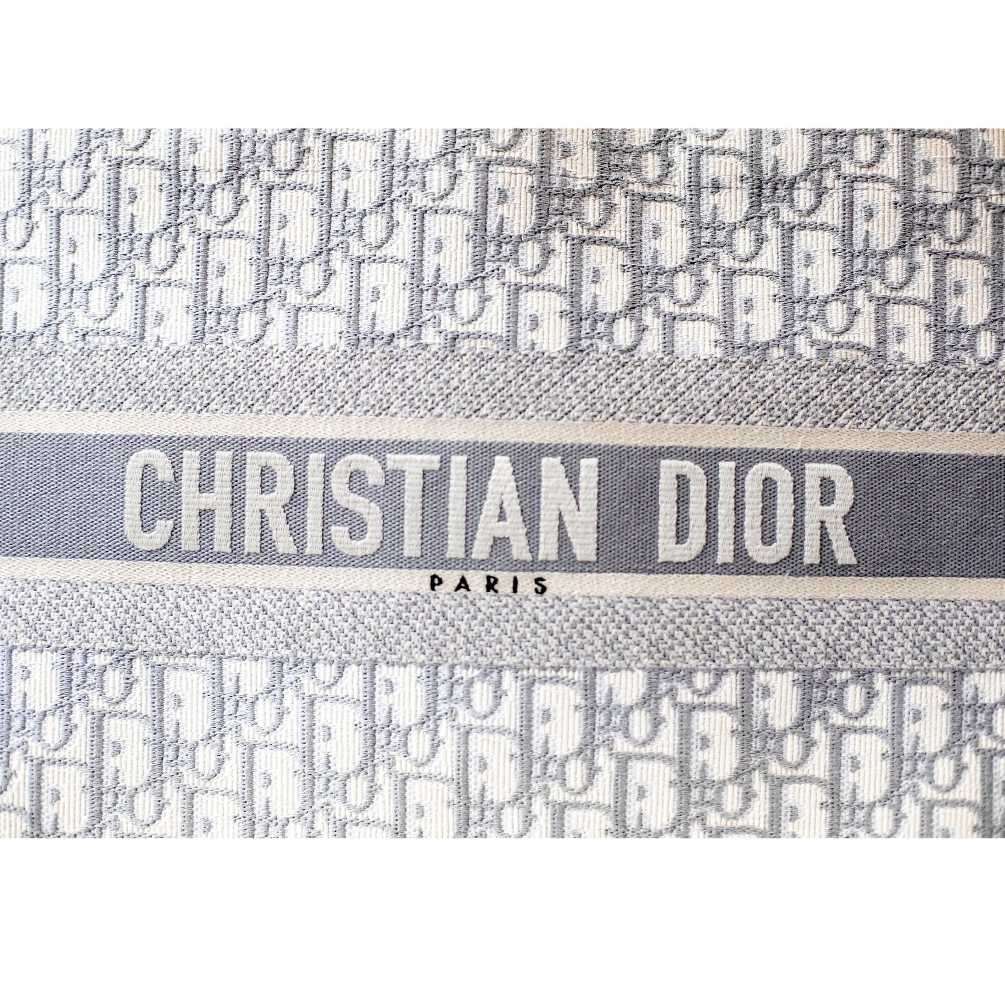 Christian Dior Oblique Embroidered Book Tote - Medium - SOLD OUT