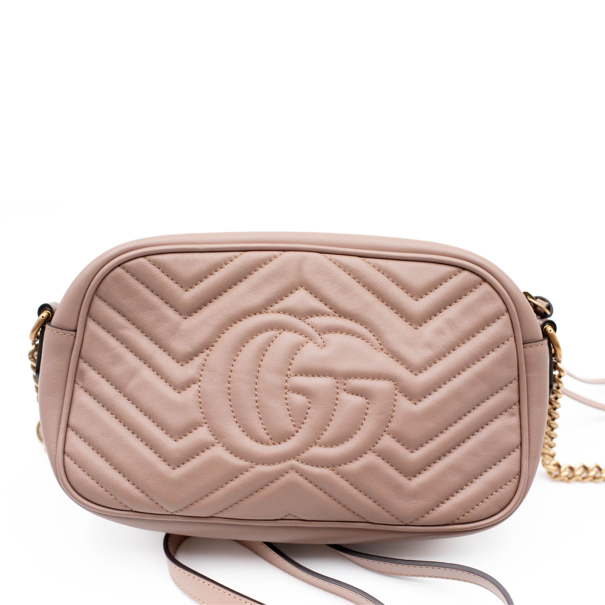 Gucci GG Marmont Matelasse Shoulder Bag - Beige - SOLD