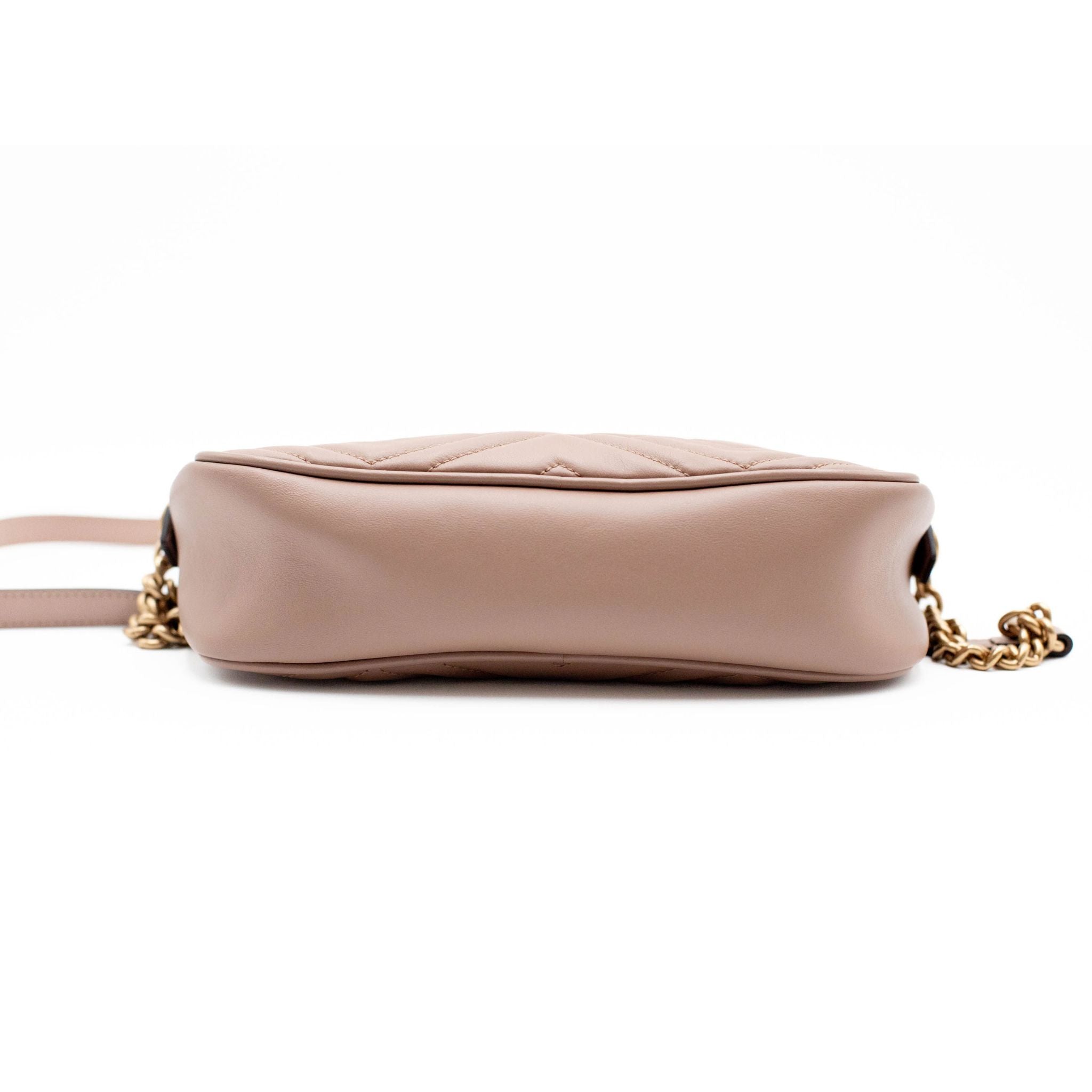 Gucci GG Marmont Matelasse Shoulder Bag - Beige - SOLD