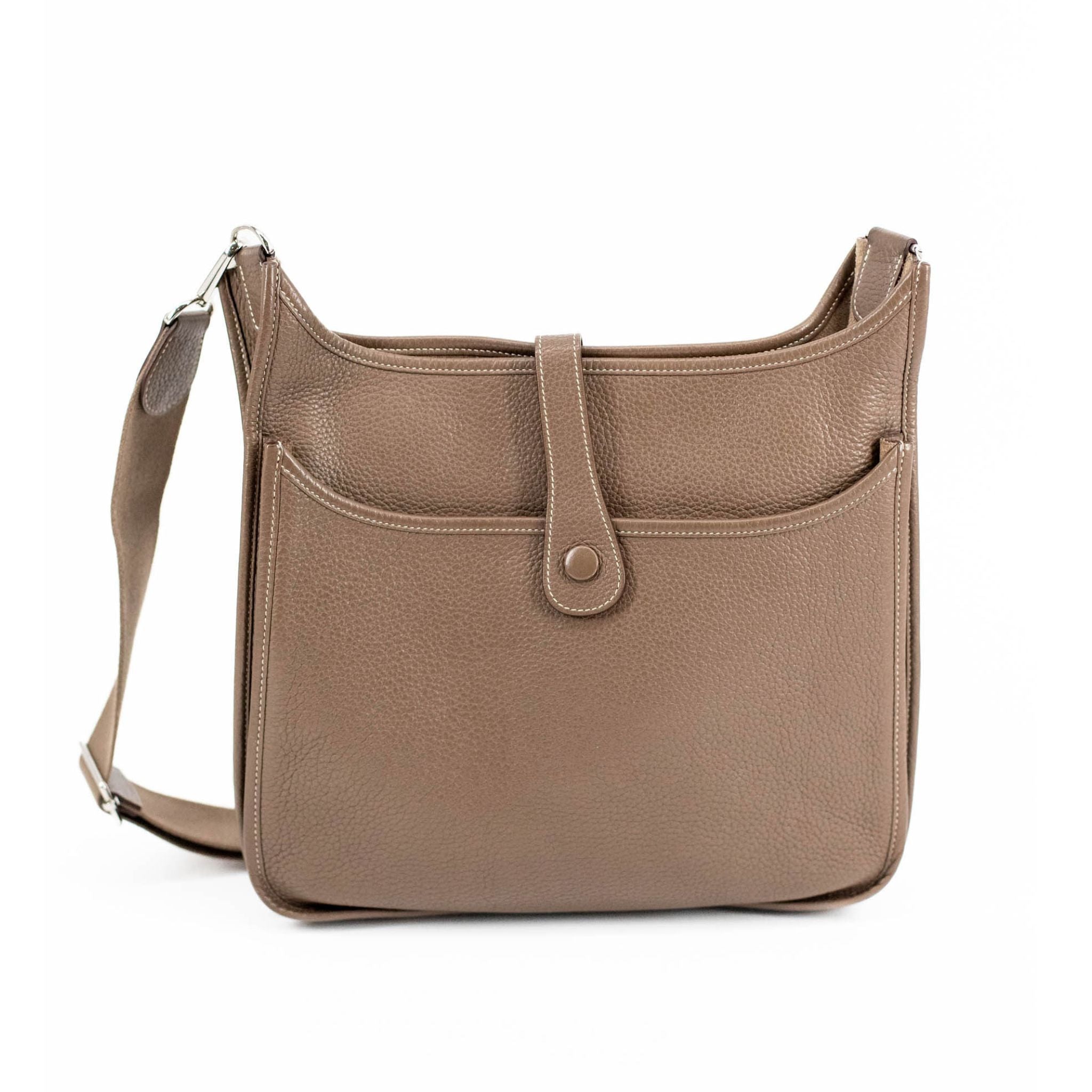 Hermes Taurillon Clemence Evelyne PM - Taupe