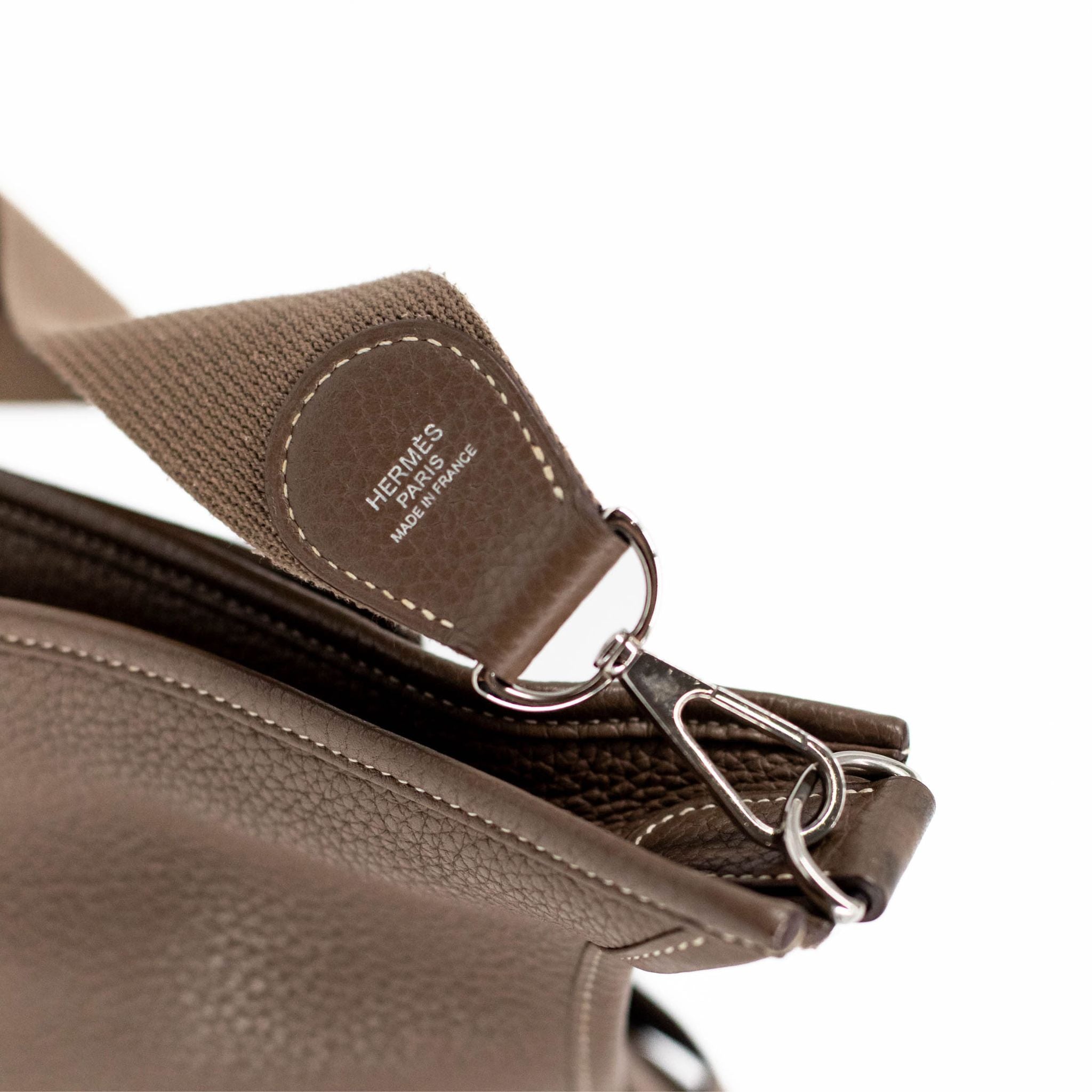 Hermes Taurillon Clemence Evelyne PM - Taupe