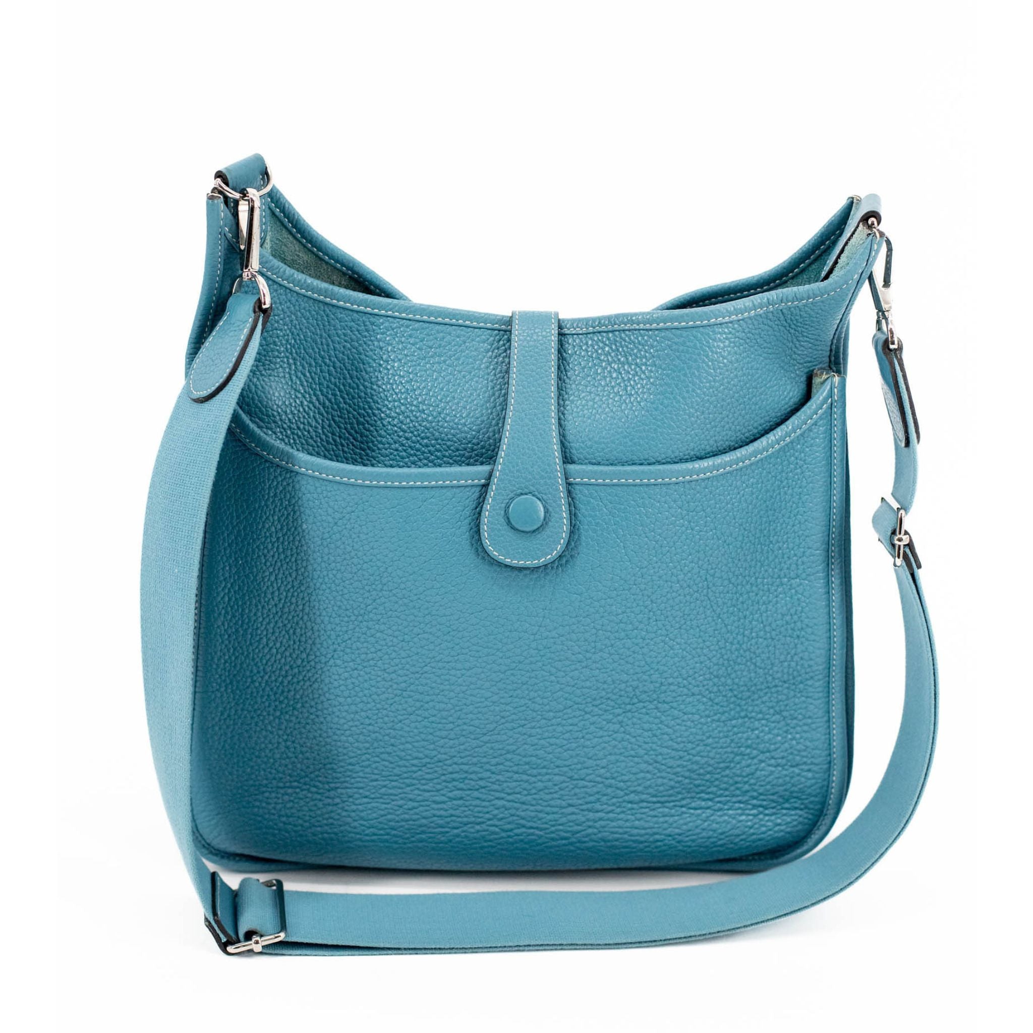 Hermes Taurillon Clemence Evelyne PM - Blue Jean