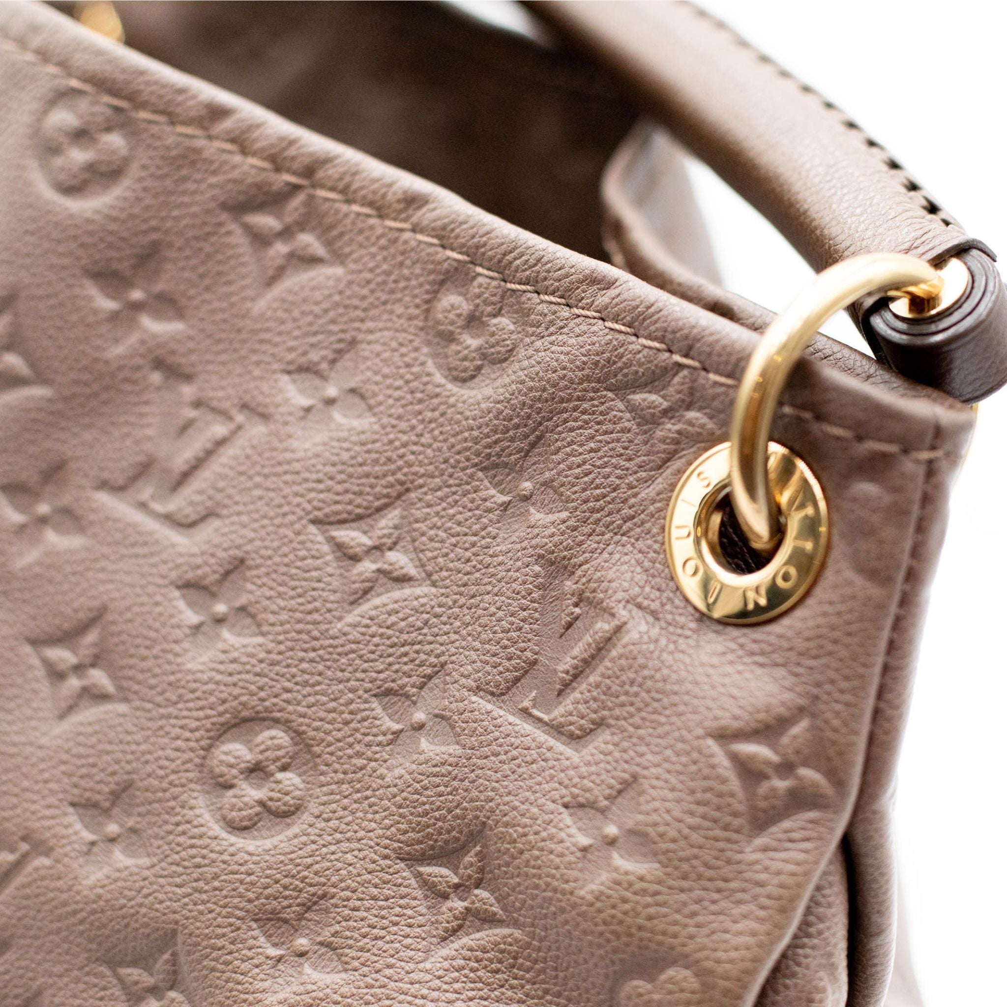 Louis Vuitton Artsy MM Monogram Empreinte Leather - Taupe