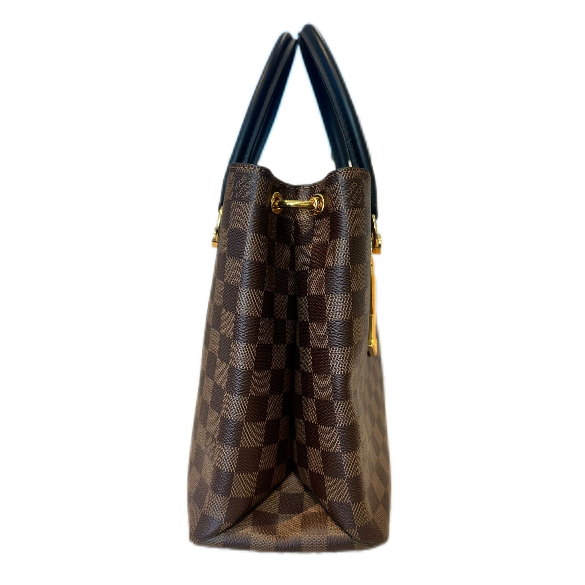Louis Vuitton Damier Ebene Riverside Tote - Black