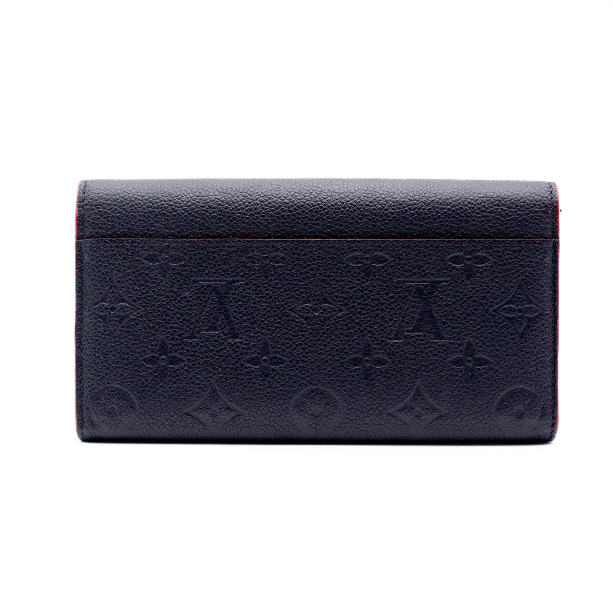 Louis Vuitton Empreinte Sarah Wallet NM - Marine Rouge - SOLD