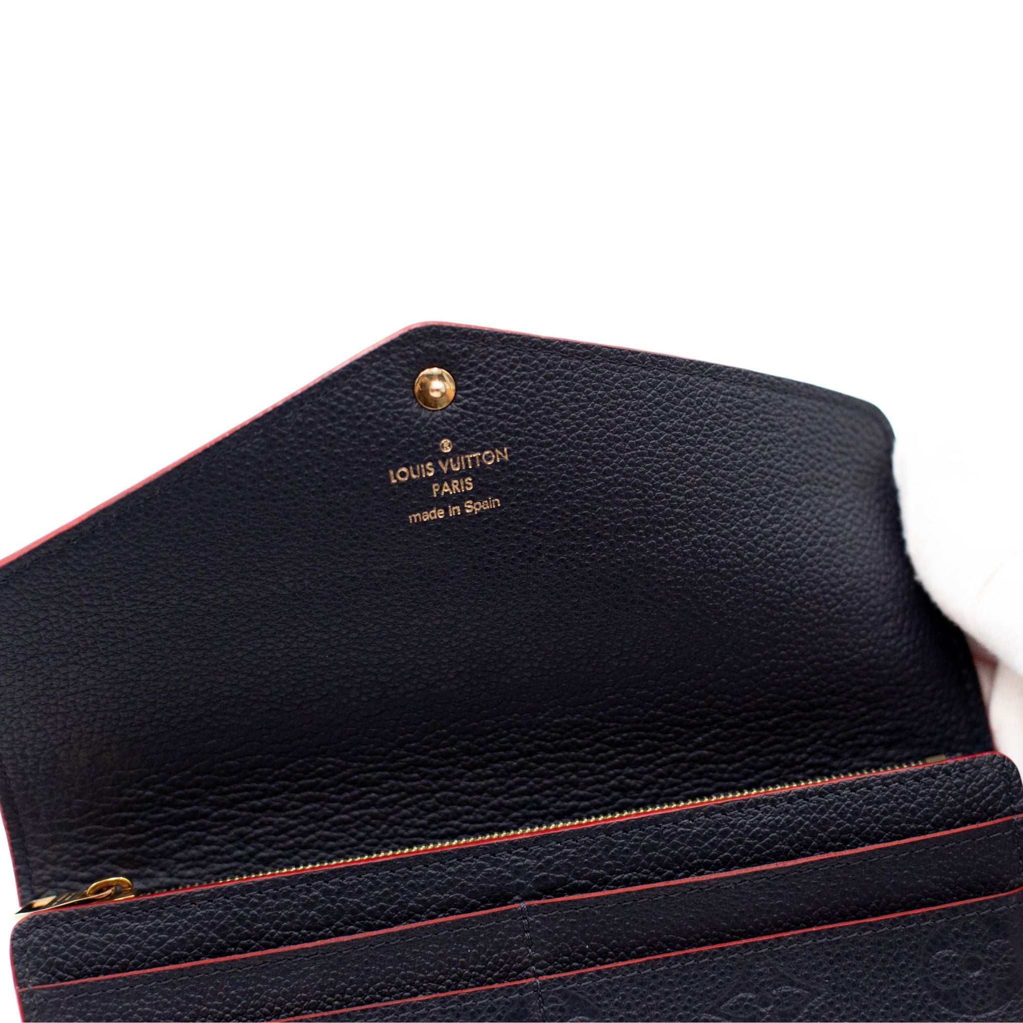 Louis Vuitton Empreinte Sarah Wallet NM - Marine Rouge - SOLD