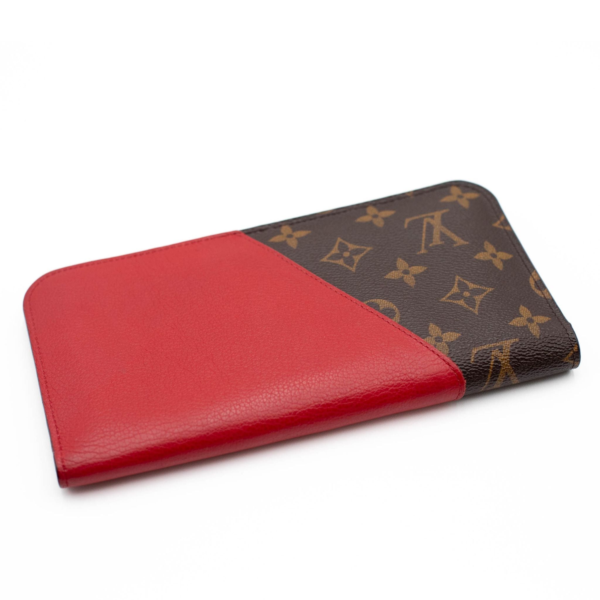 Louis Vuitton Kimono Wallet - Monogram Canvas & Red Calfskin