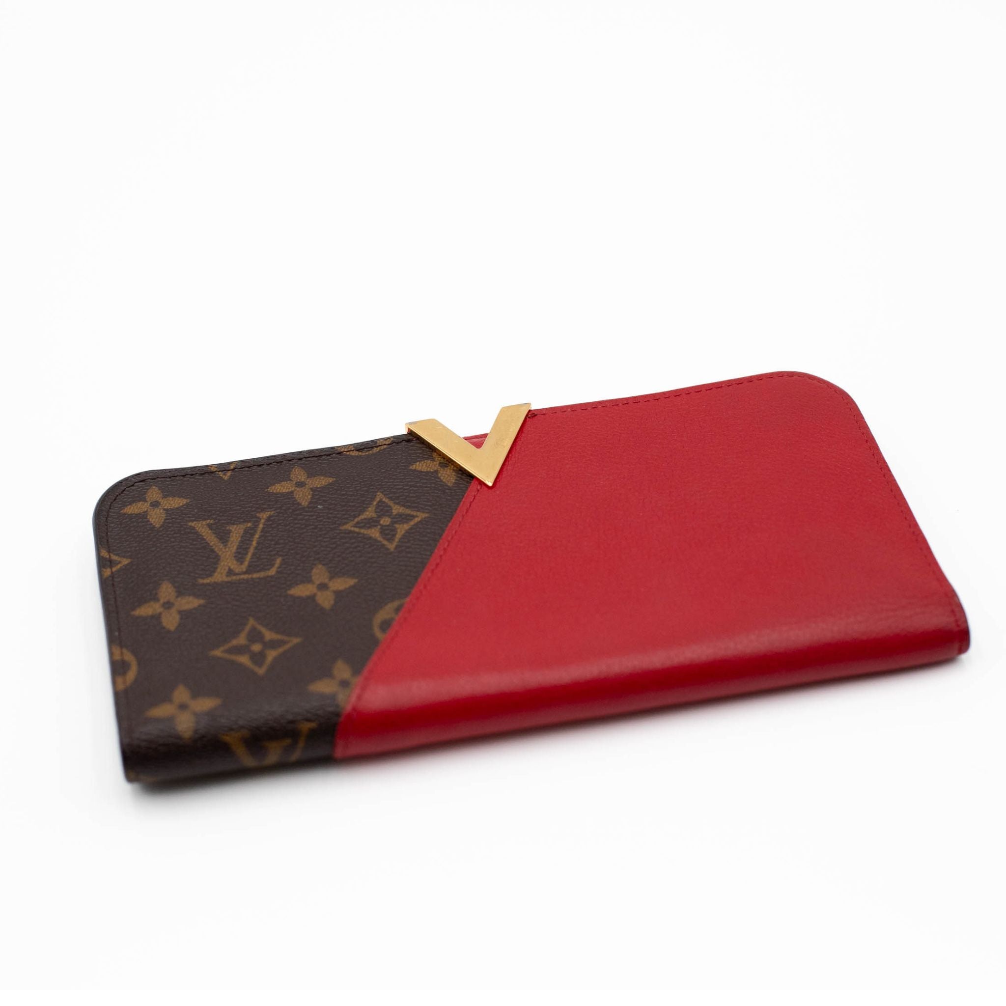 Louis Vuitton Kimono Wallet - Monogram Canvas & Red Calfskin