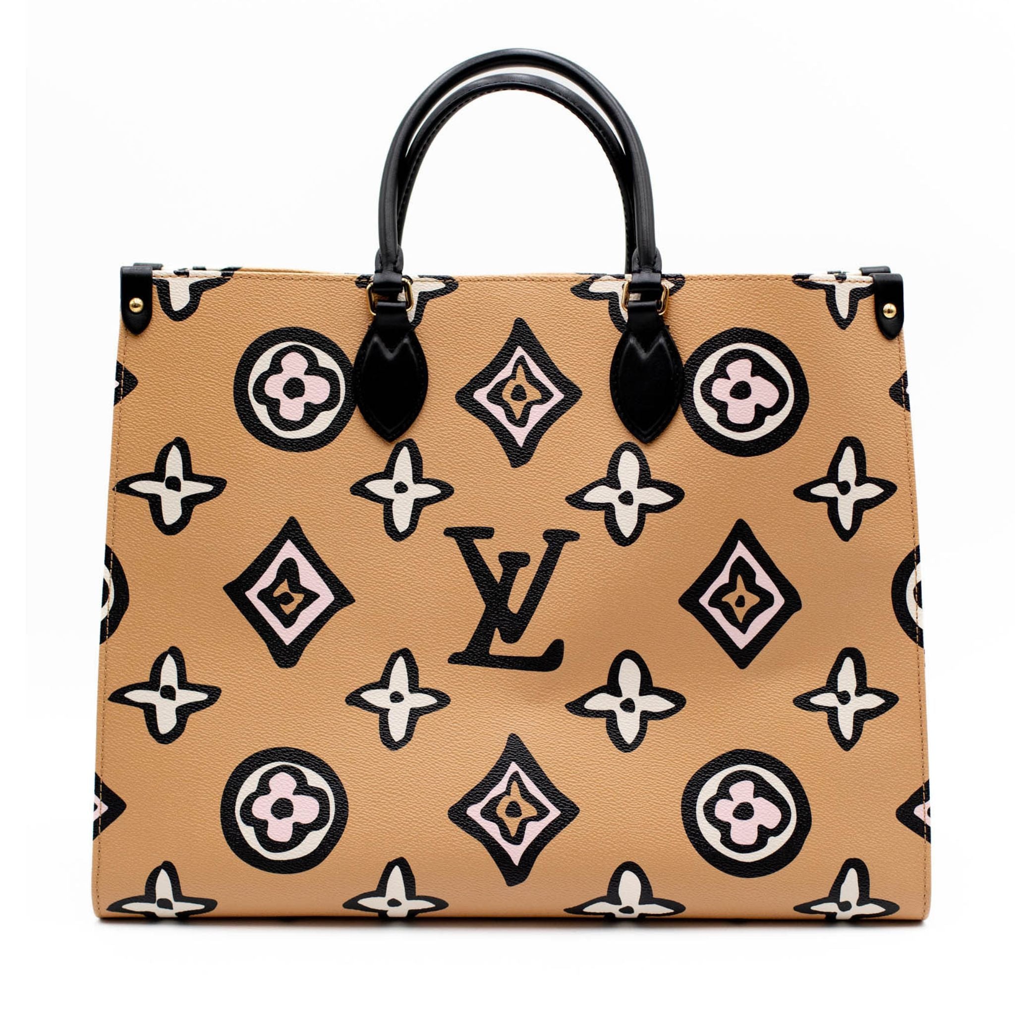 Louis Vuitton On The Go Wild At Heart GM Monogram Canvas Tote Bag