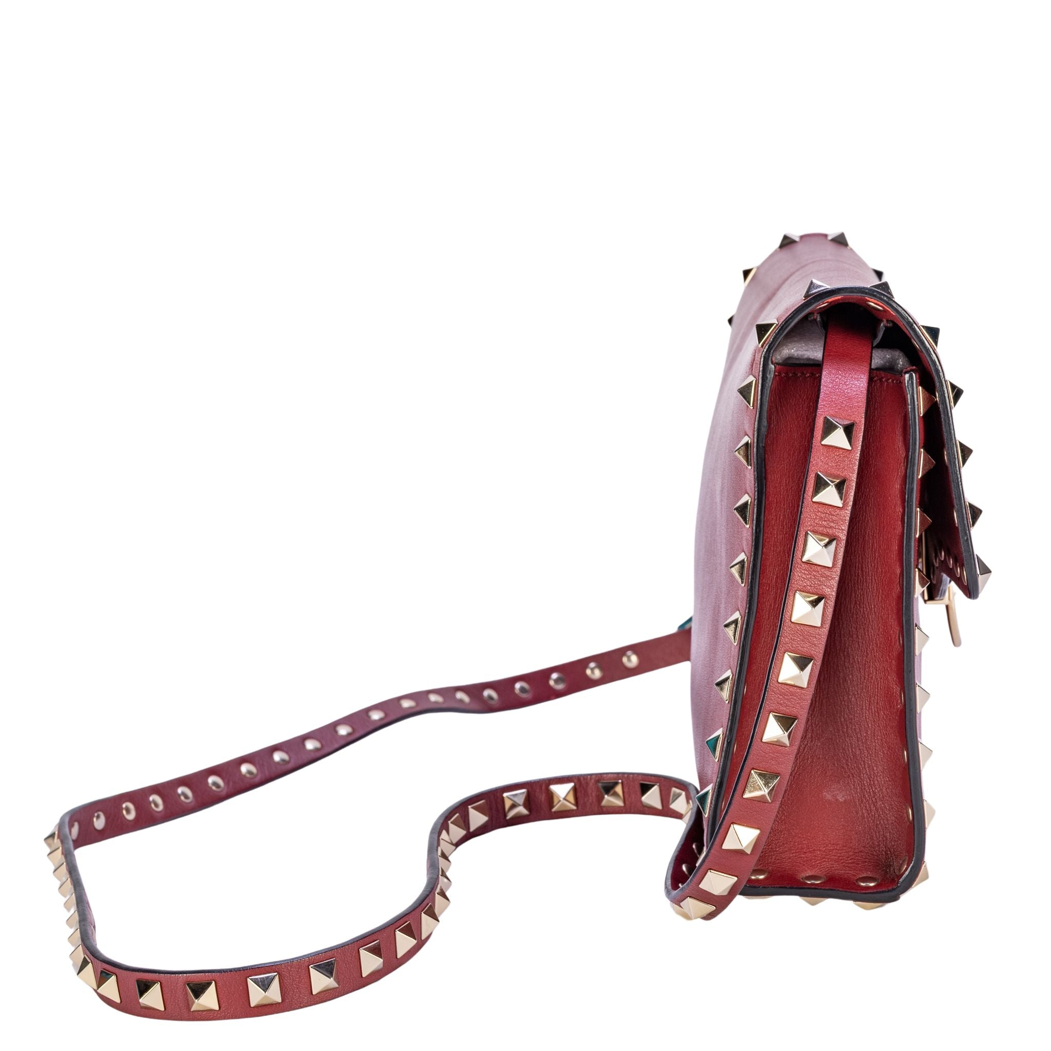 Valentino Garavani Rockstud Crossbody - Red